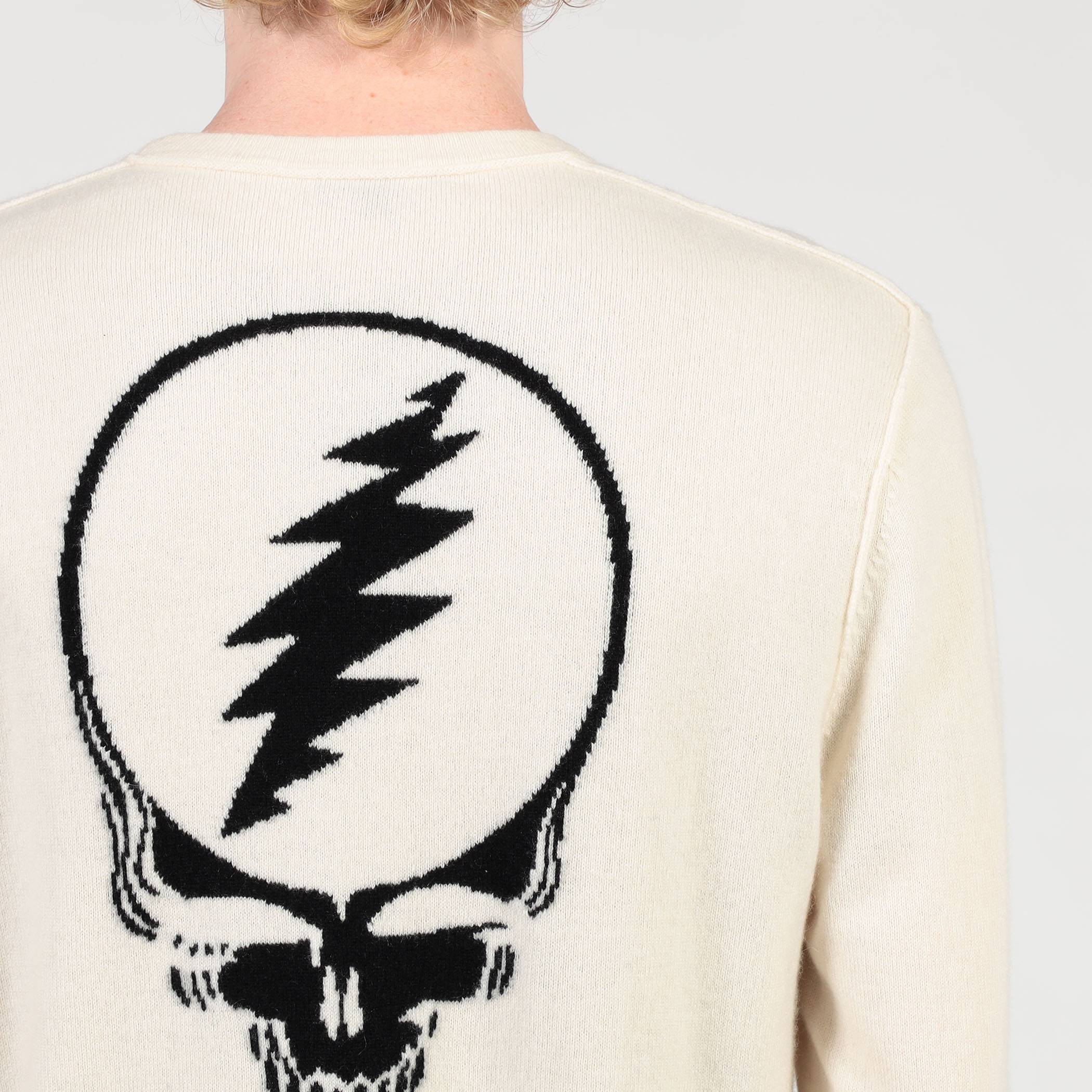 GRATEFUL DEAD リサイクルドカシミヤ バックプリントプルオーバー