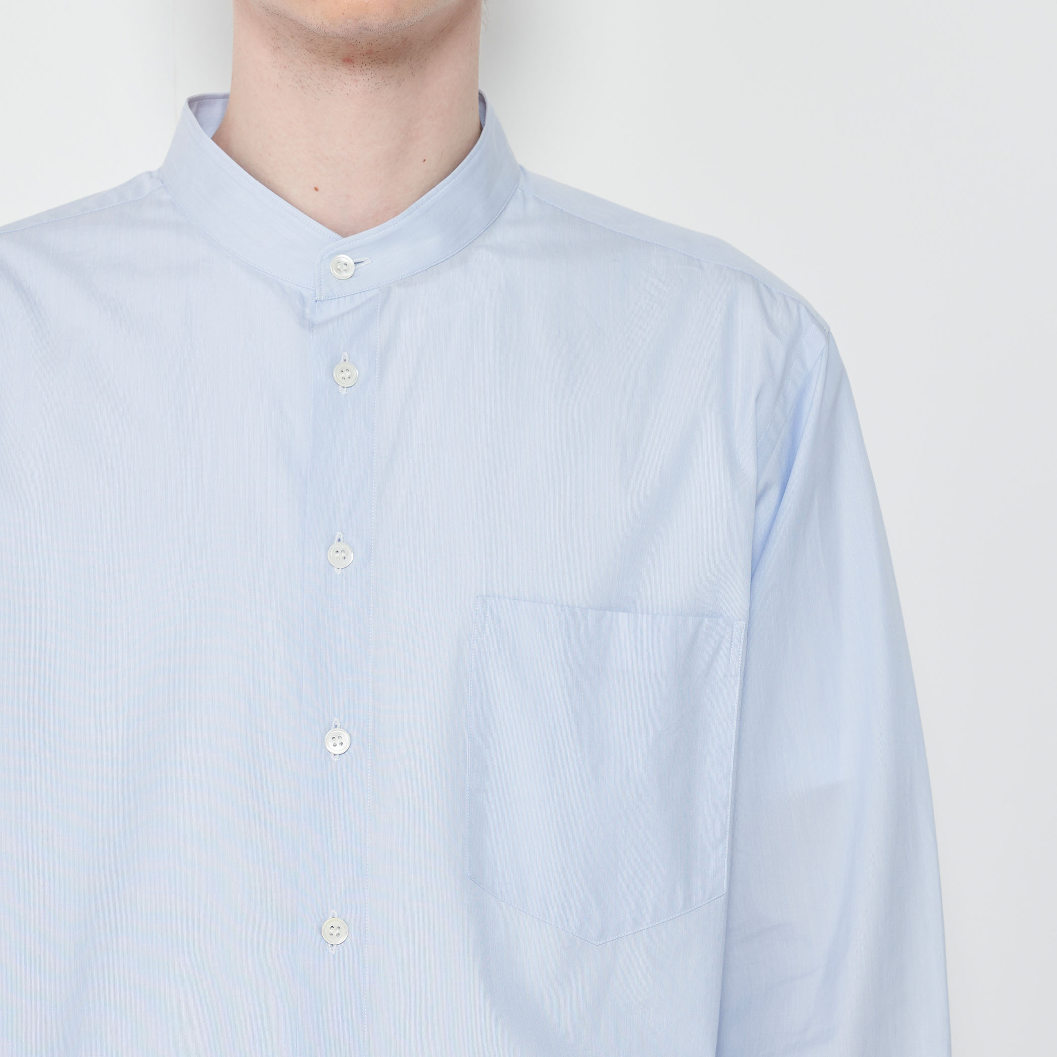 GALERIE VIE コットンストレッチブロード スタンドネックシャツ 楽天市場】【SALE／30%OFF】コットンストレッチブロード