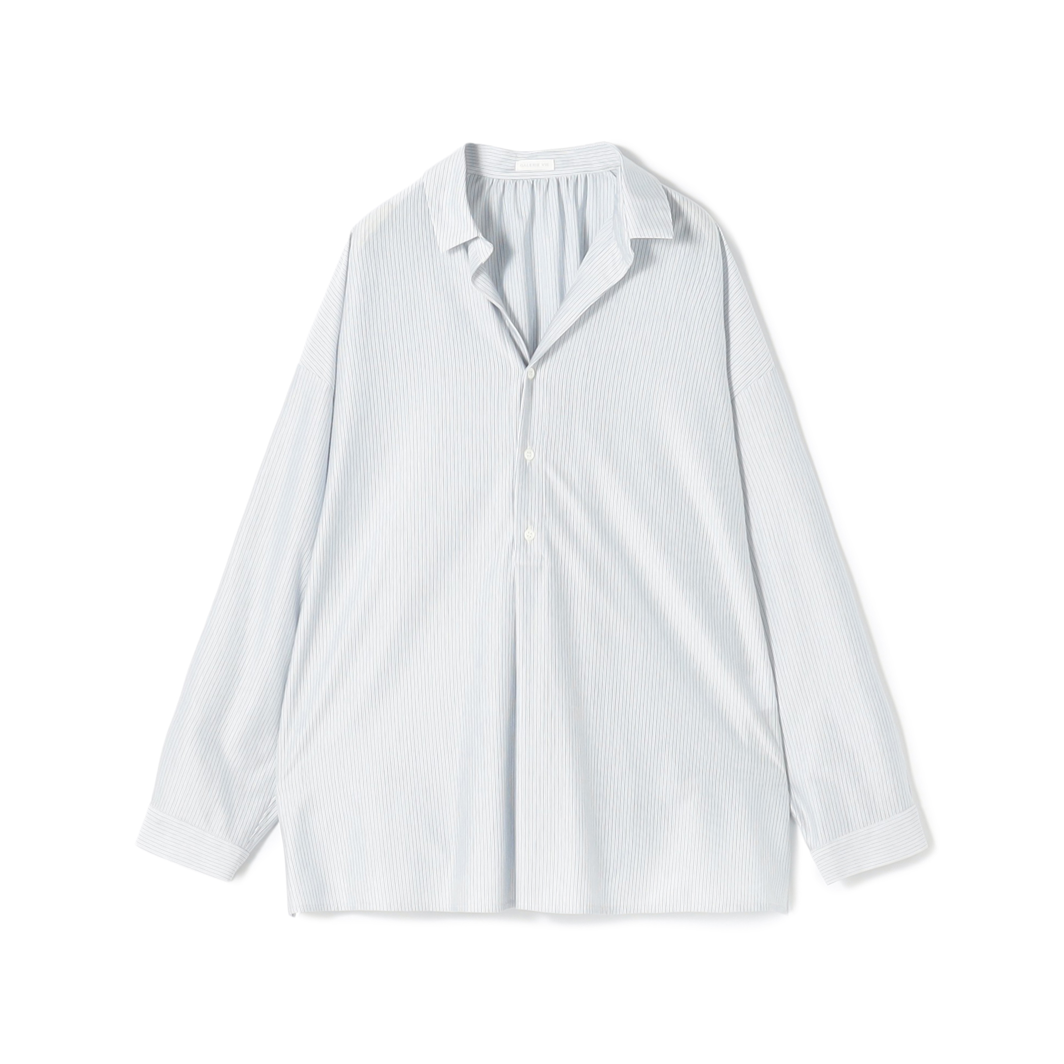 【WEB先行予約】シルキーコットン スキッパーブラウス