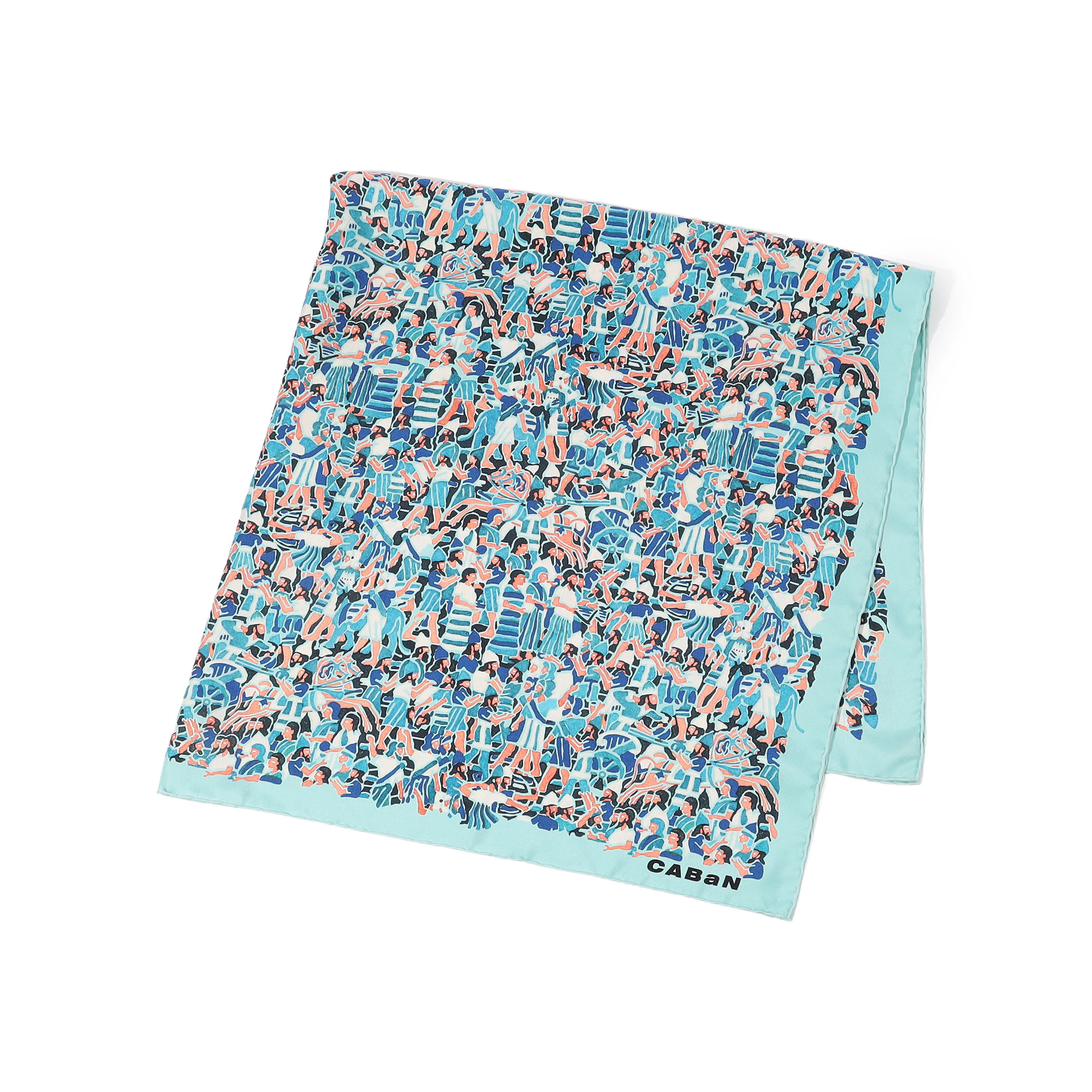 Festival シルクプリントスカーフ