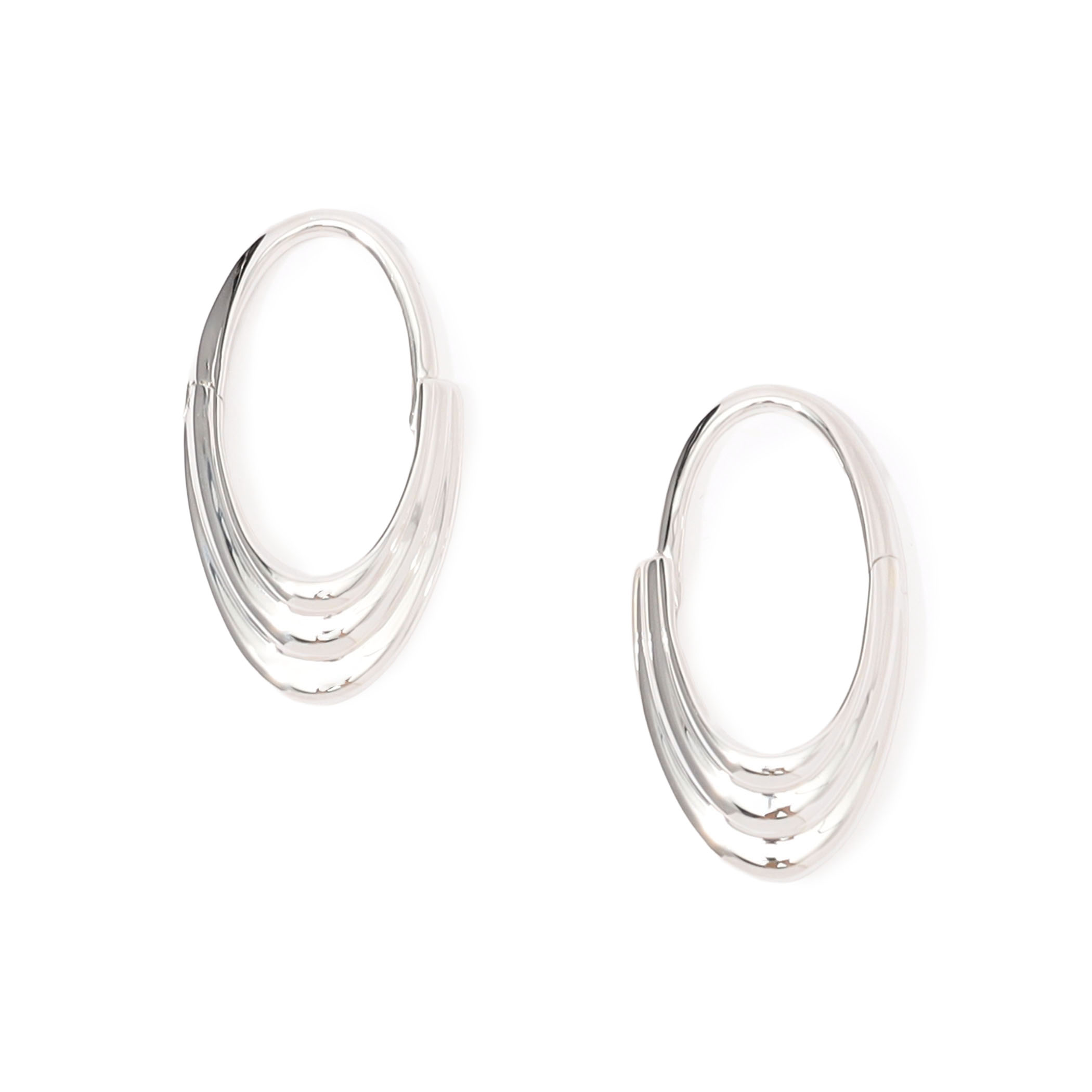 Otiumberg. Roscida Ridged Hoops ピアス