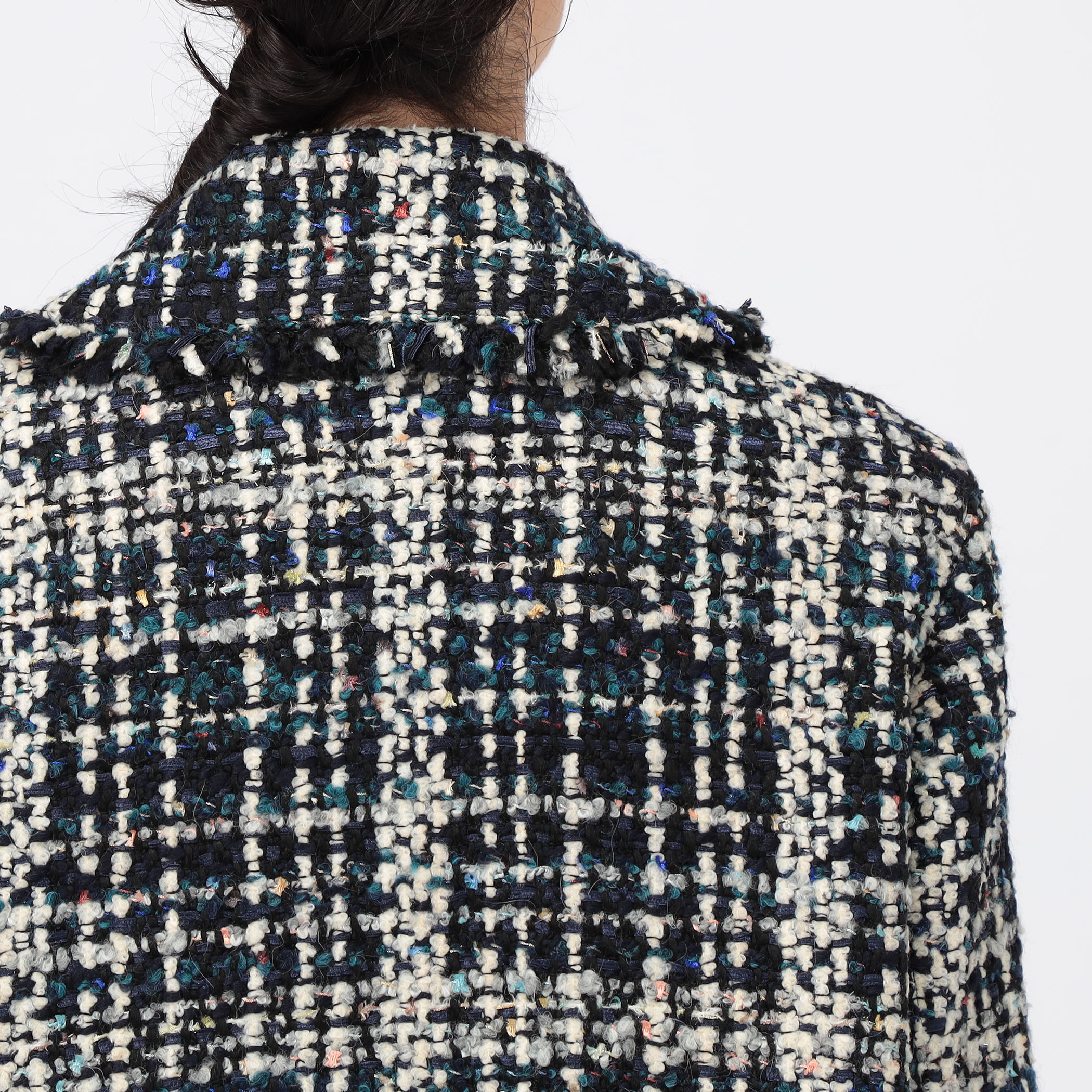 【未使用品✨】トゥモローランドコレクション ファンシーツイードステンカラーコート スチュワートファンシー ステンカラーコート｜トゥモローランド 公式通販