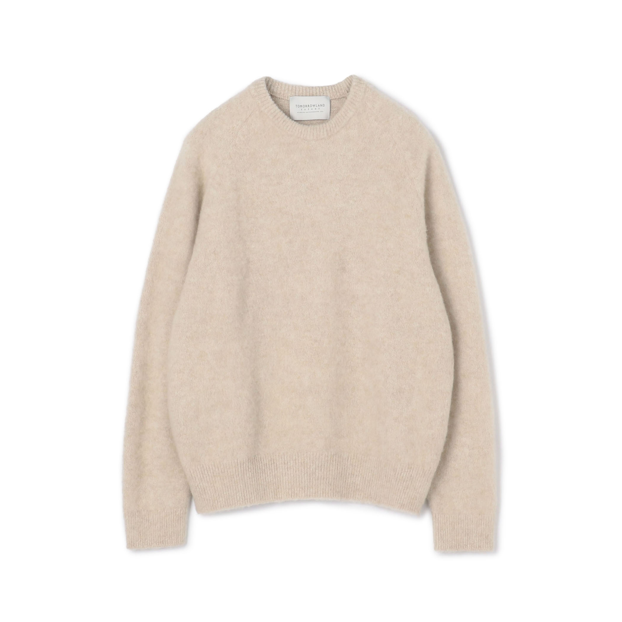 TOMORROWLAND Tricot ウールシャギー クルーネックプルオーバー