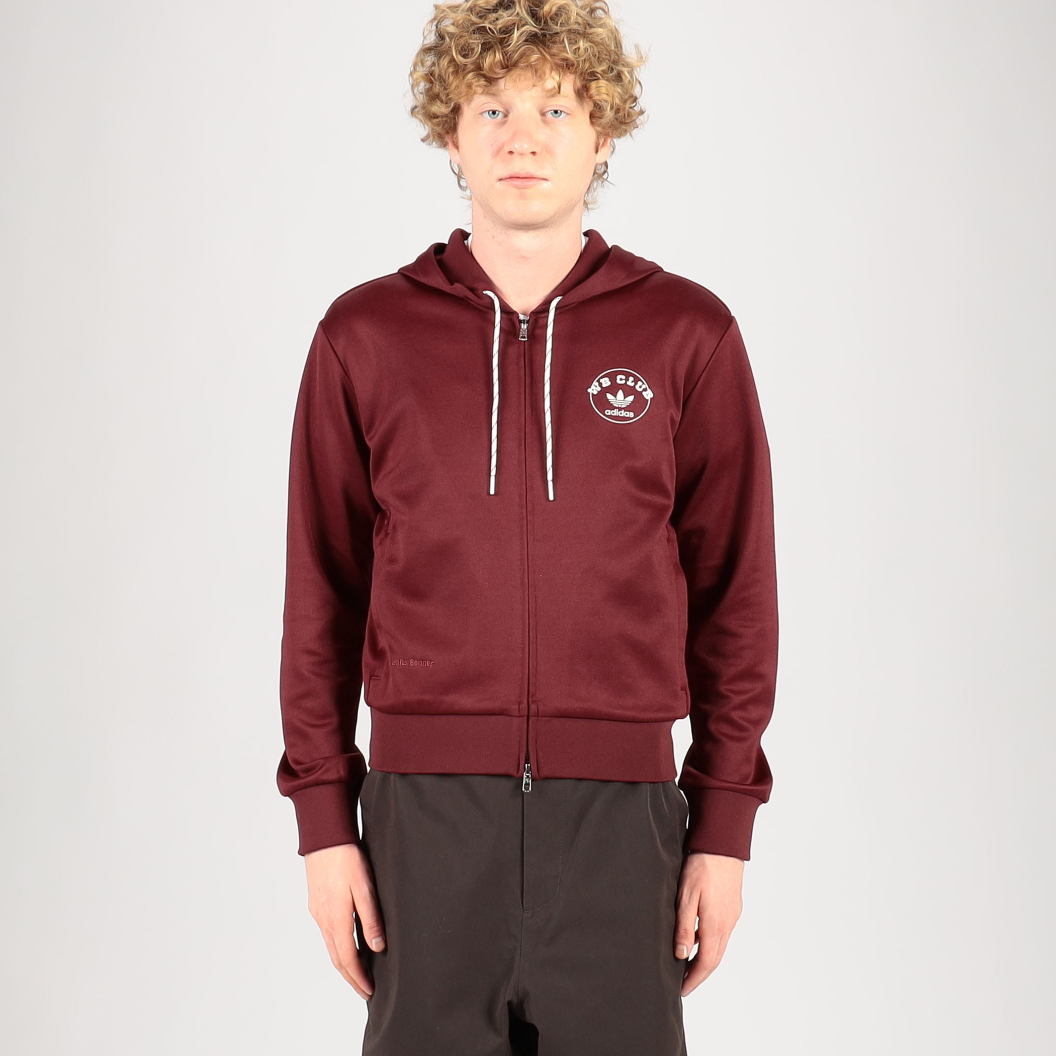 (*︎様 Wales Bonner mantra hoodie WALES BONNER MANTRA HOODIE NAVY - Mens | rroomm onlinestore