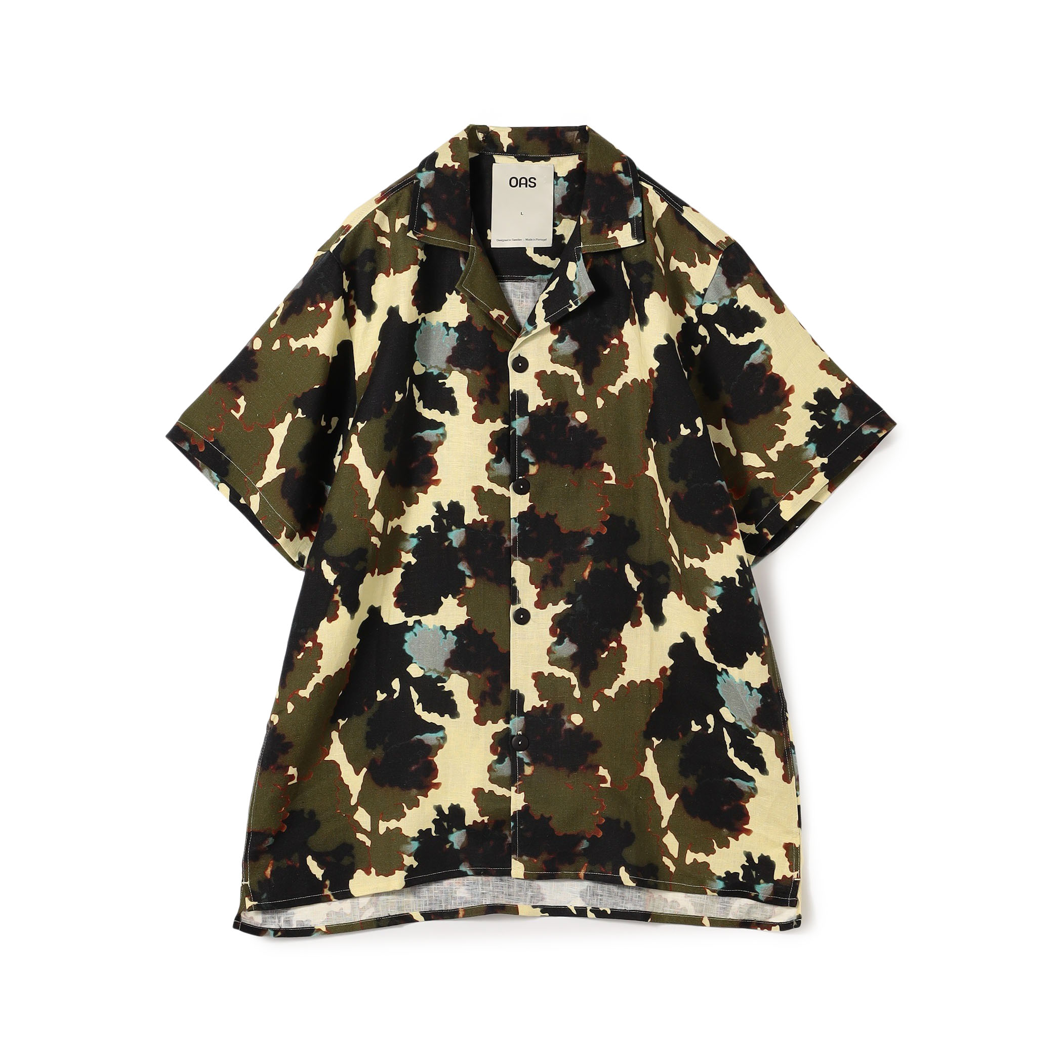 OAS Foliago Cuba Linen Shirt