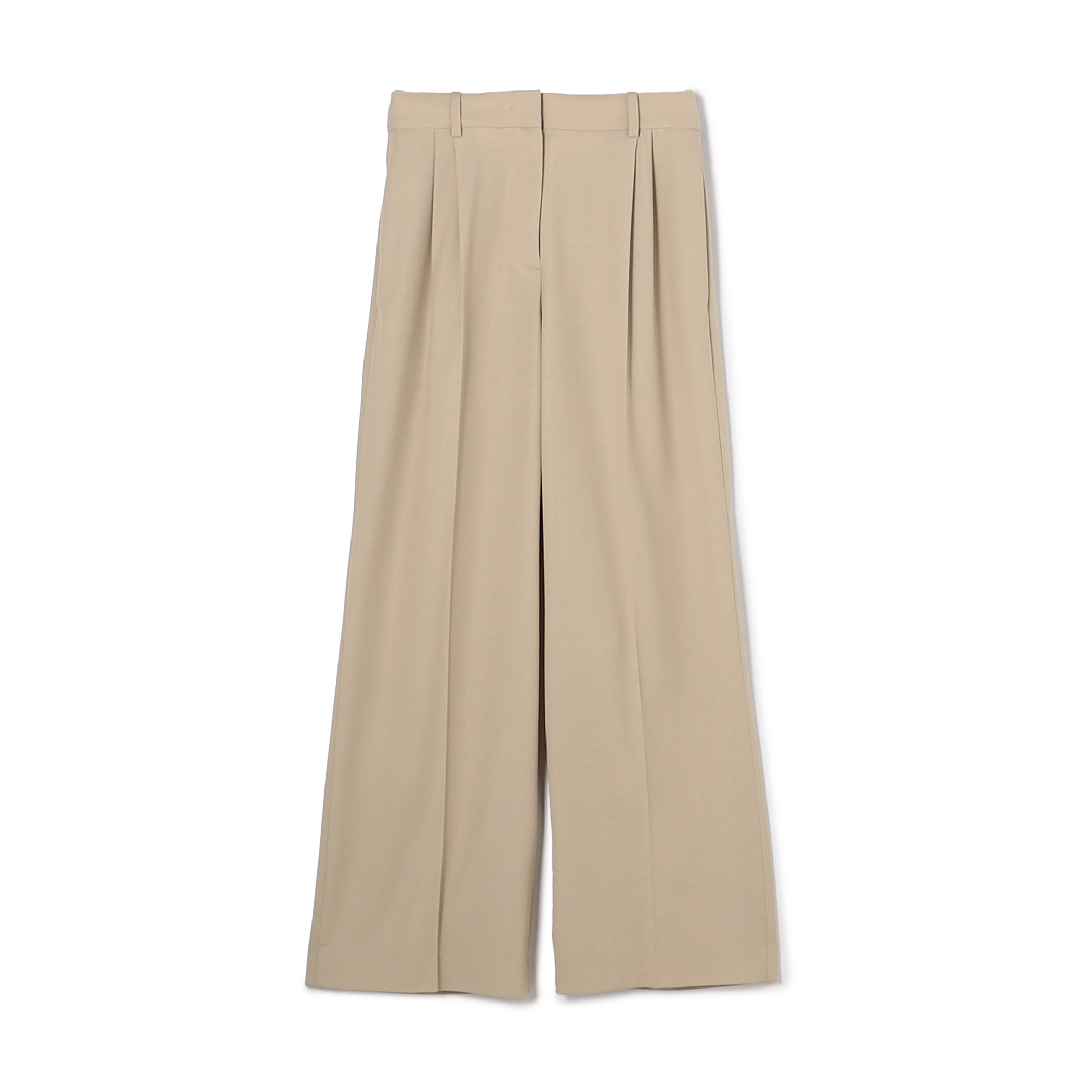 ハイツイストギャバジン 2タックワイドパンツ