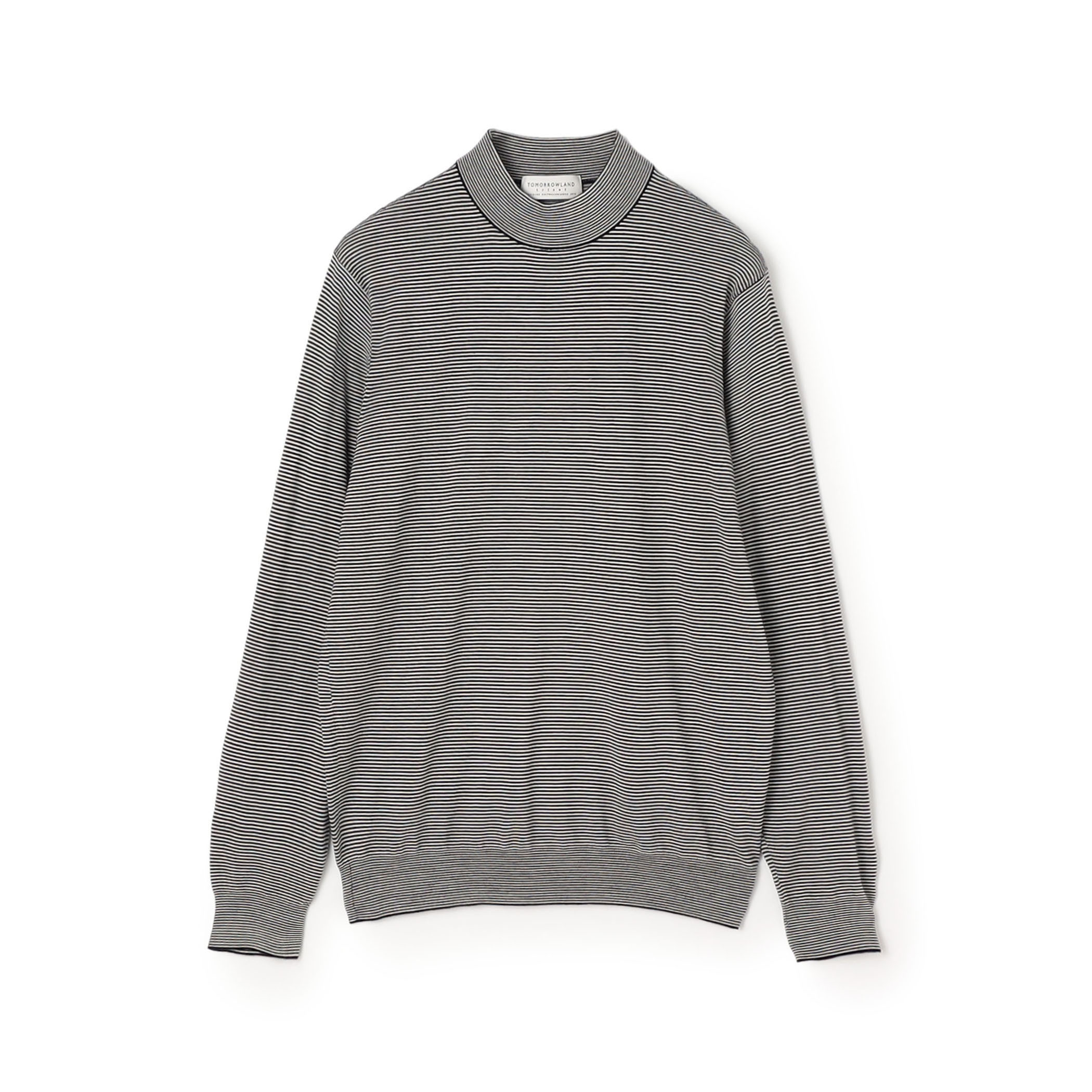 TOMORROWLAND tricot スーパーファインメリノウール モックネックニット S-WOOL