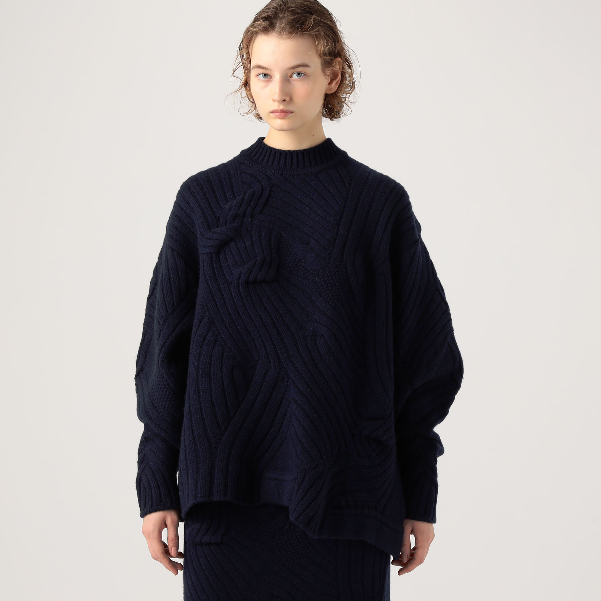 Mame Kurogouchi Basket Motif Knitted Pullover｜トゥモローランド 公式通販