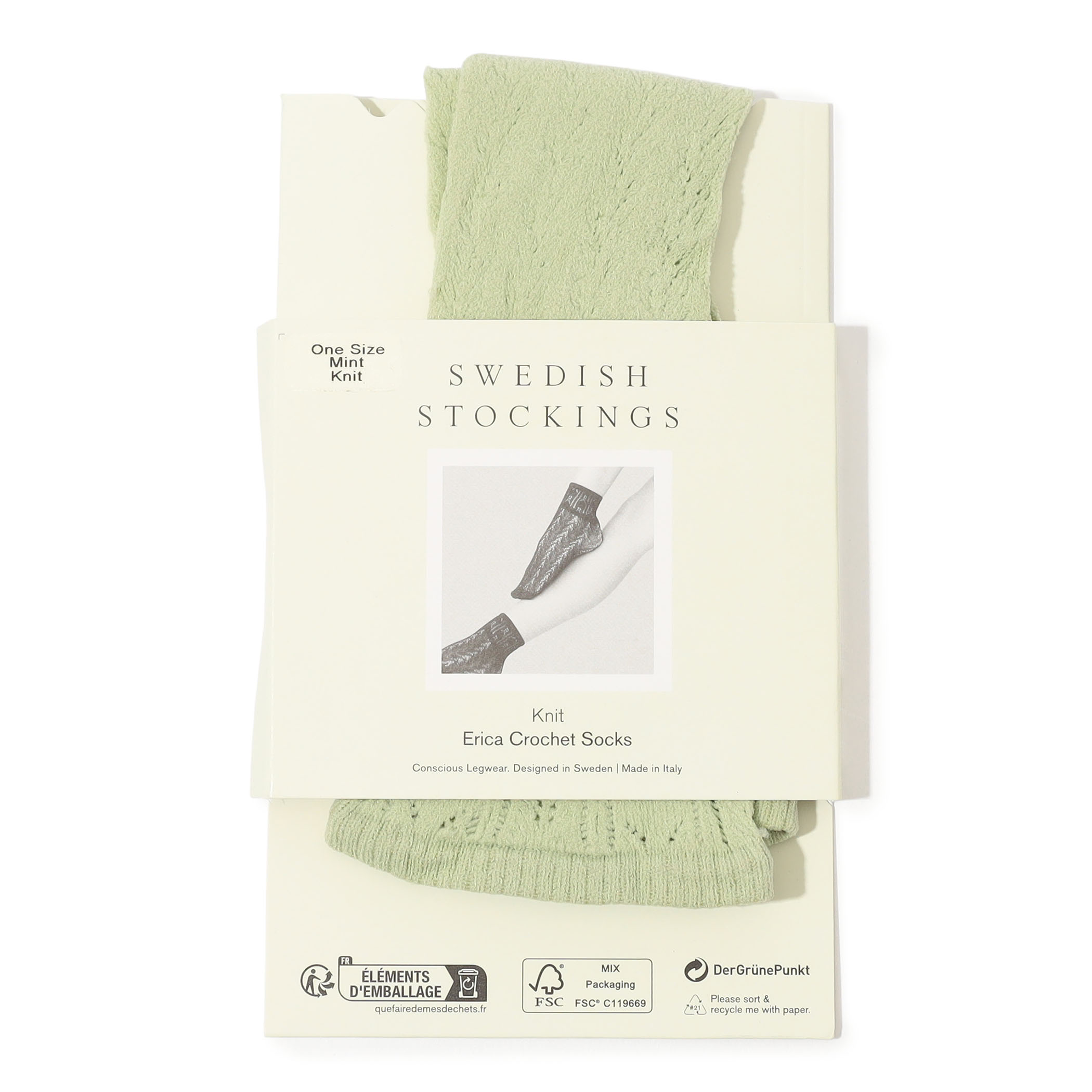 SWEDISH STOCKINGS Erica Crochet Socks クロシェソックス