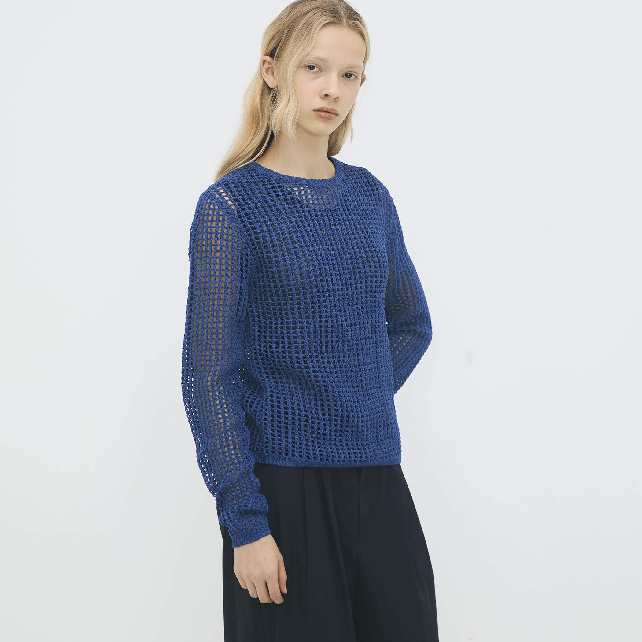 コットンメッシュ クルーネックプルオーバー｜トゥモローランド 公式通販