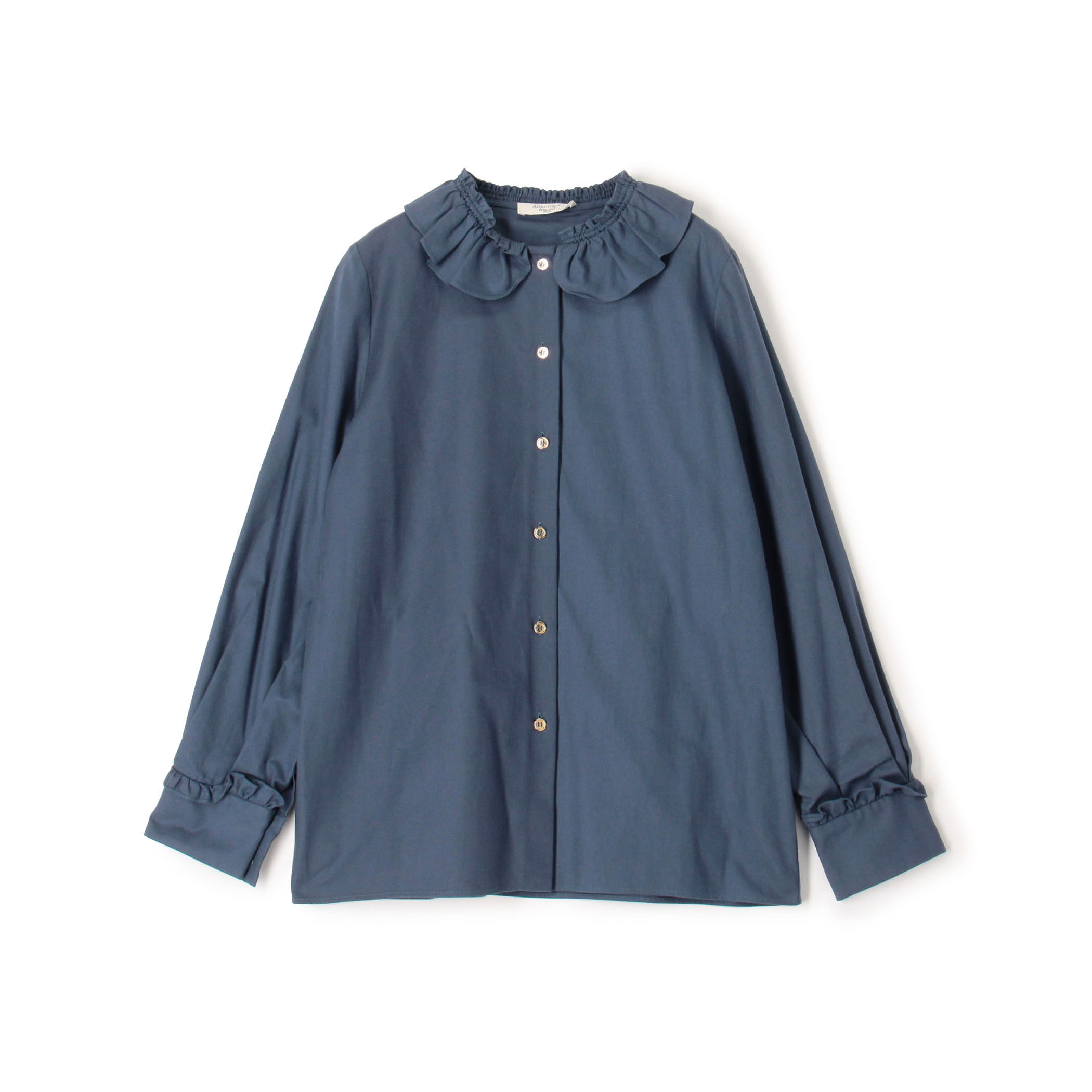 Atlantique Ascoli ERBA フリルカラーブラウス