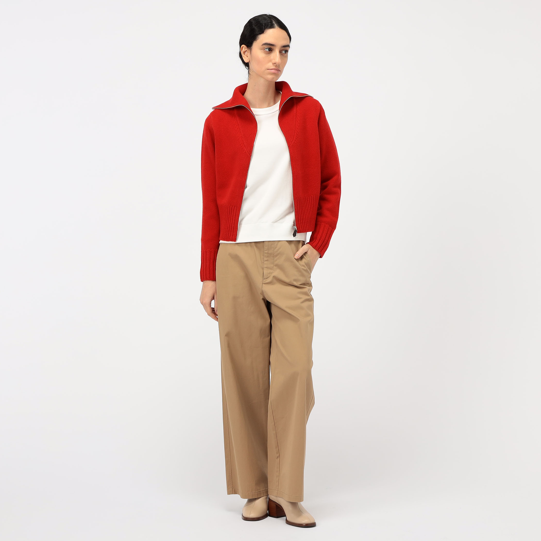 NZ LAMBS ジップアップカーディガン｜トゥモローランド 公式通販