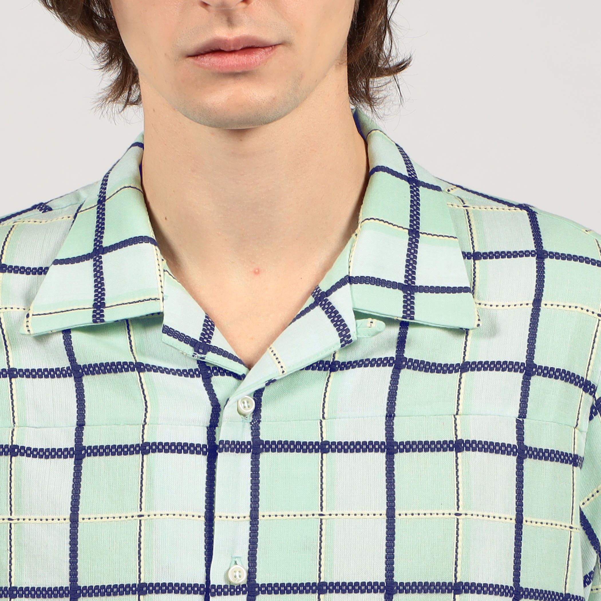 erEvan CAPON SHIRT コットン オープンカラーシャツ｜トゥモローランド