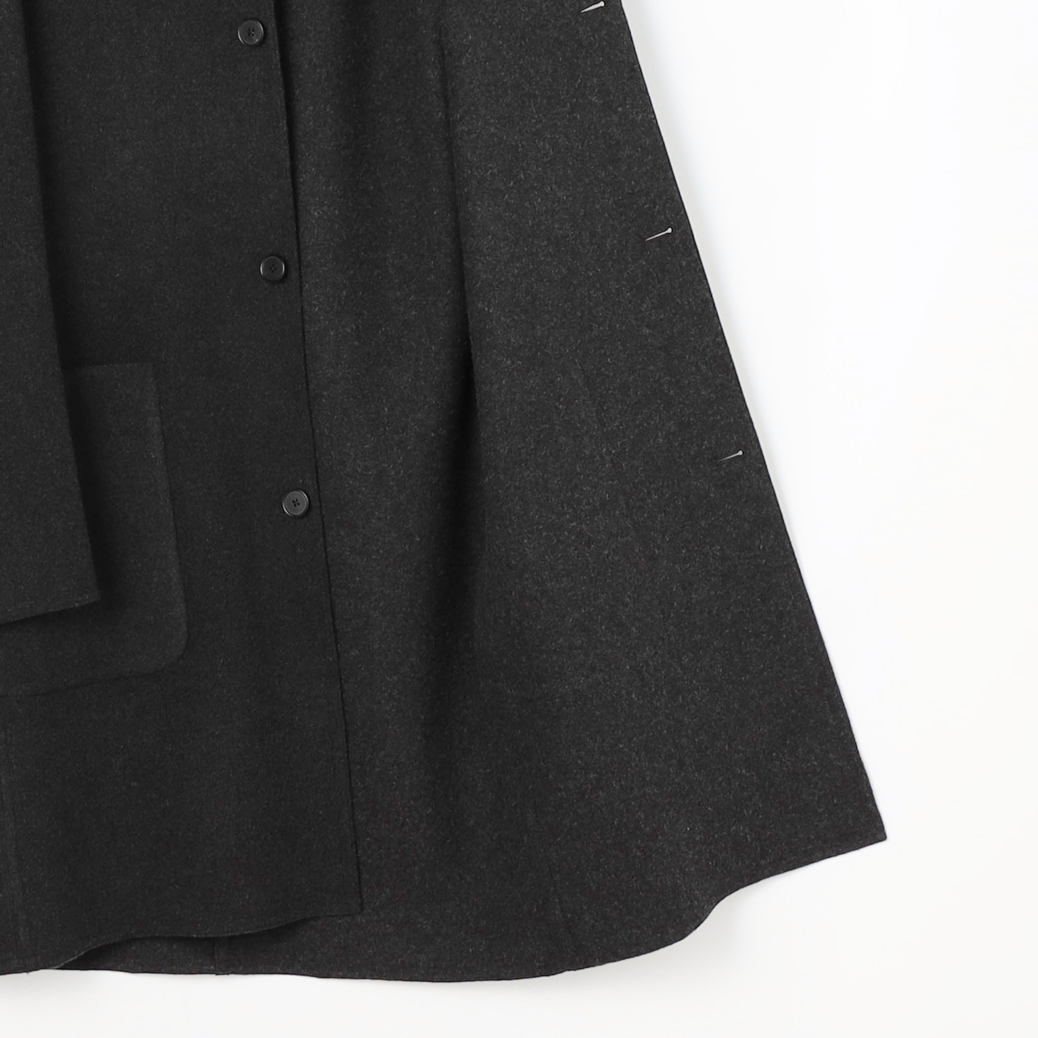 ストレッチウールメルトン ステンカラーコート｜トゥモローランド 公式通販