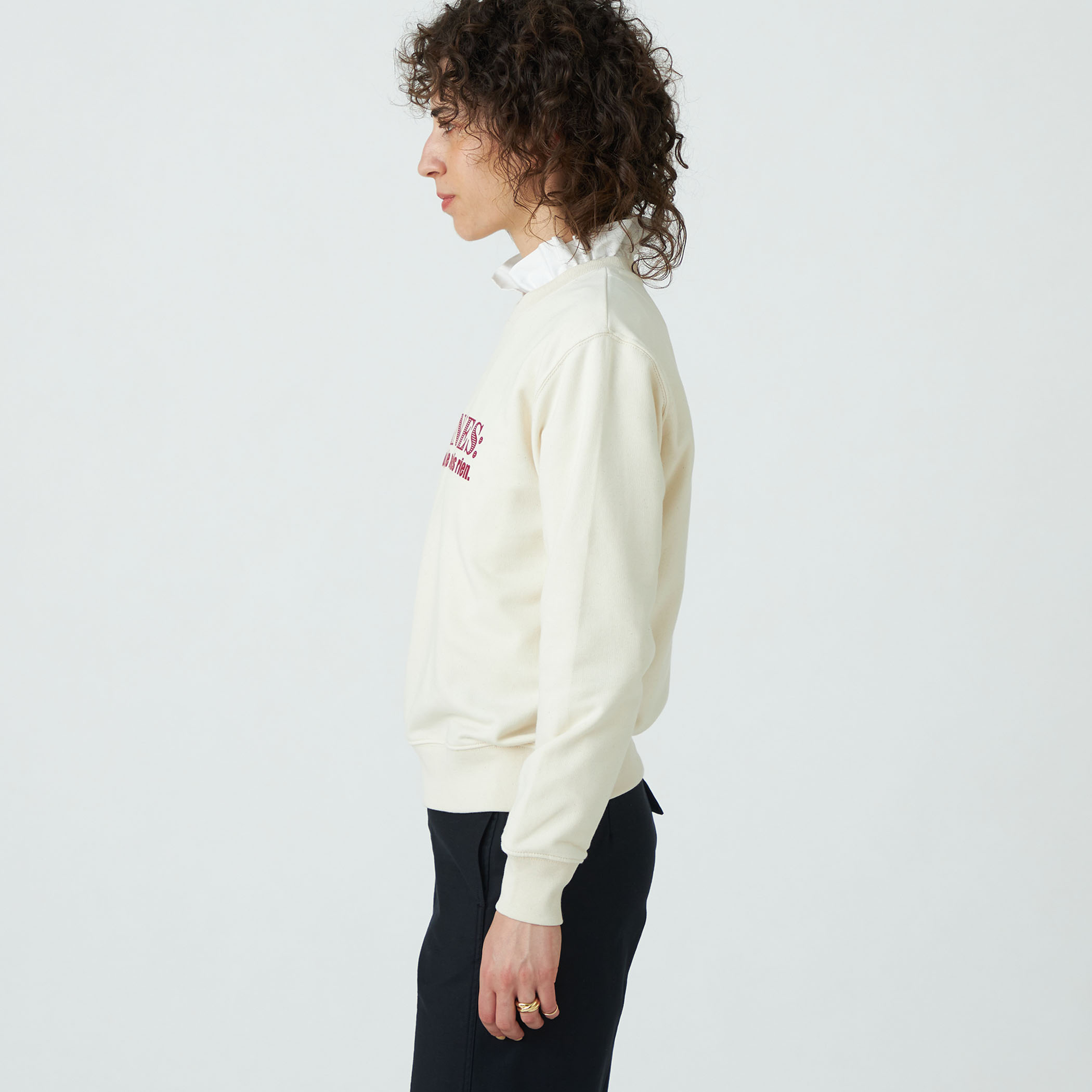 TOMORROWLAND / トゥモローランド 【別注】Les Petits Basics コットン クルーネックプルオーバー 別注】Les Petits Basics コットン クルーネックプルオーバー