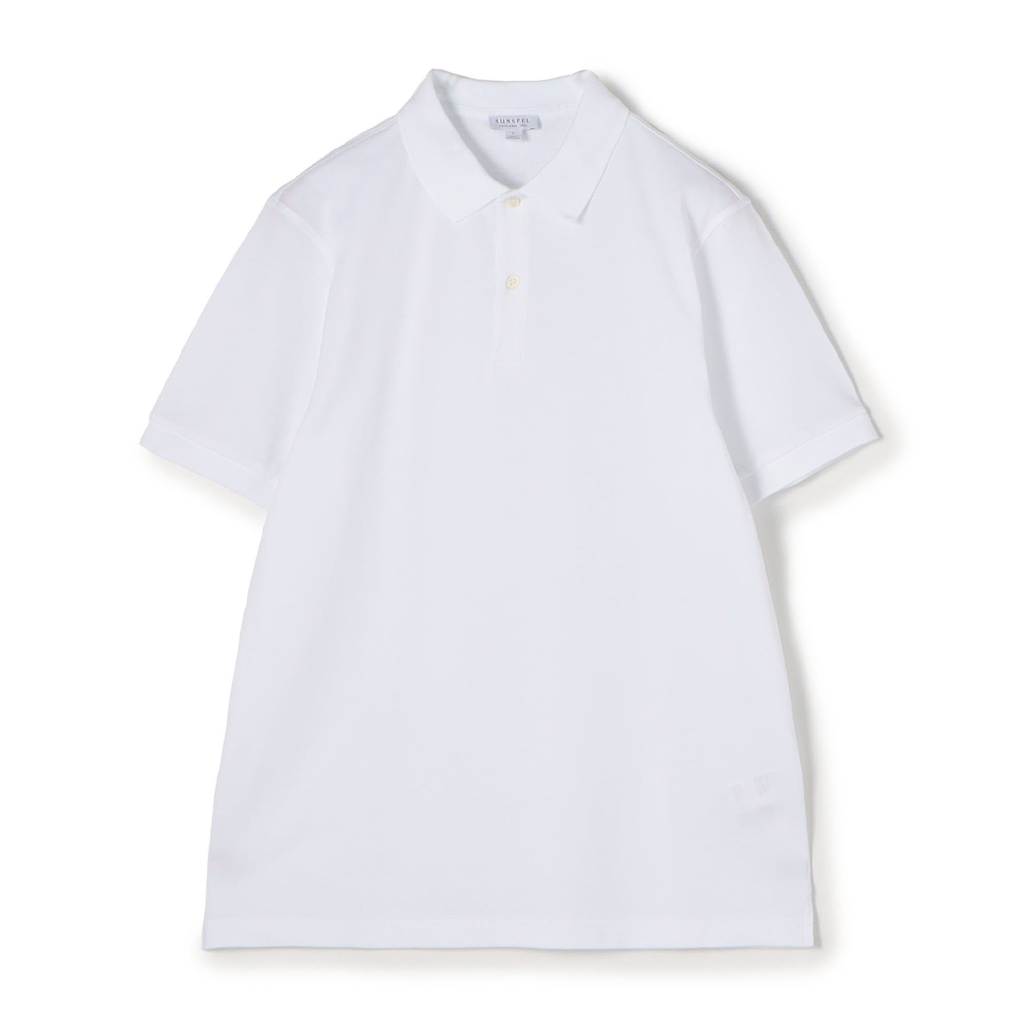 SUNSPELコットン ピケポロシャツ