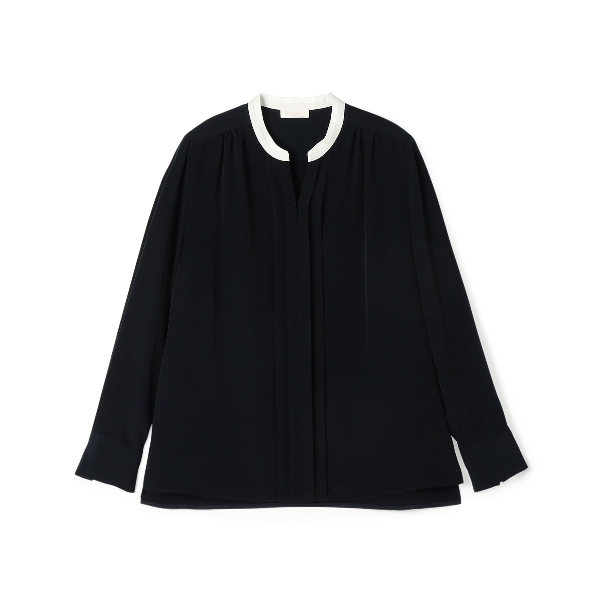 プリマベーラデシン スキッパータックブラウス