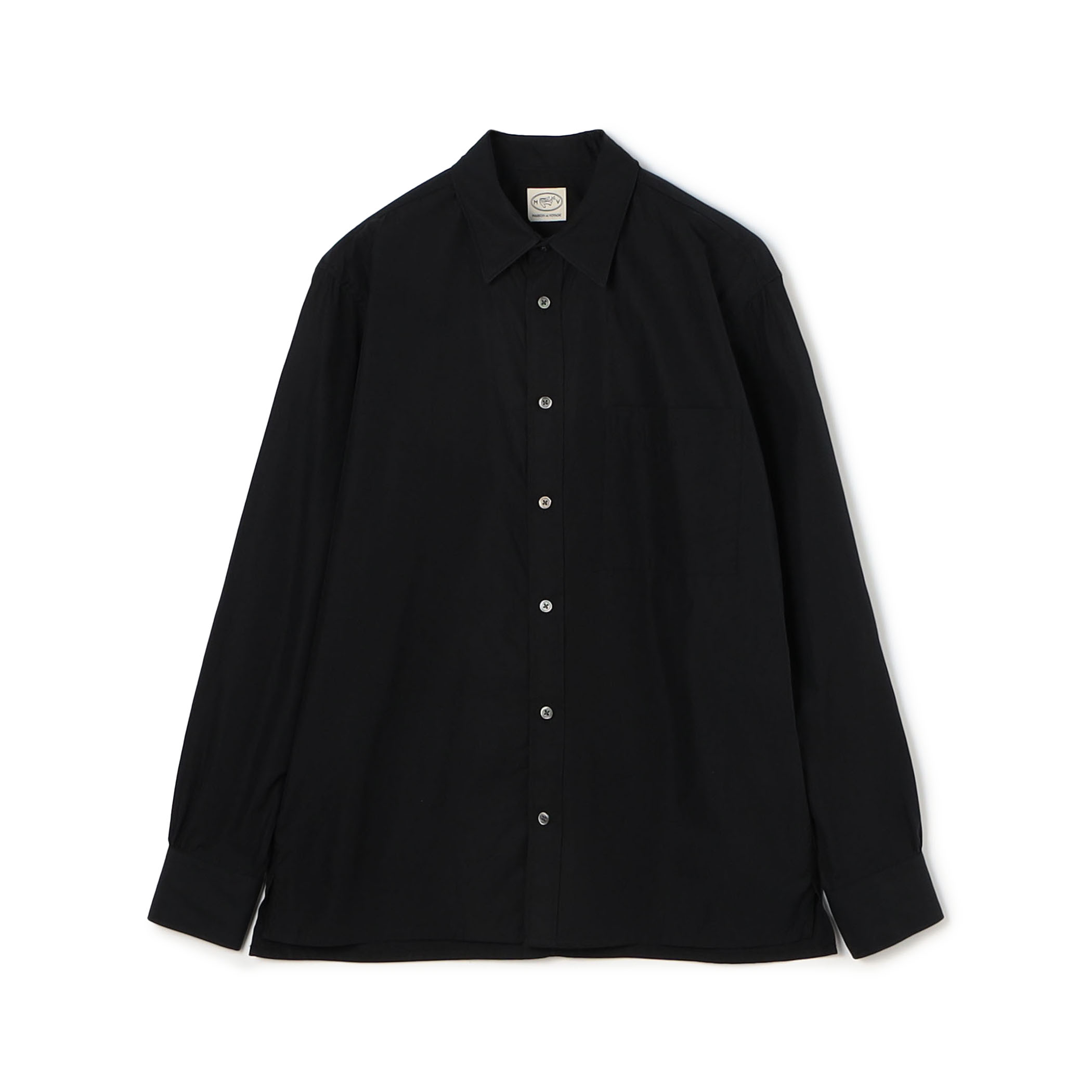 120/2コットンポプリン レギュラーカラーシャツ ALUMO