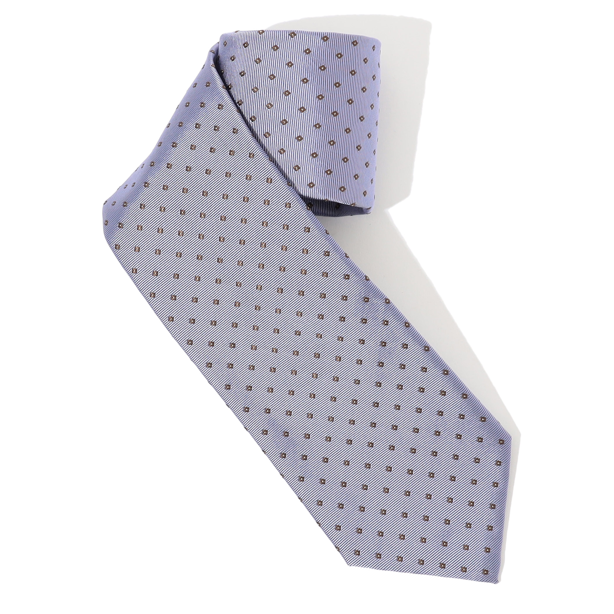 FRANCO BASSI シルクジャガード 小紋柄ネクタイ