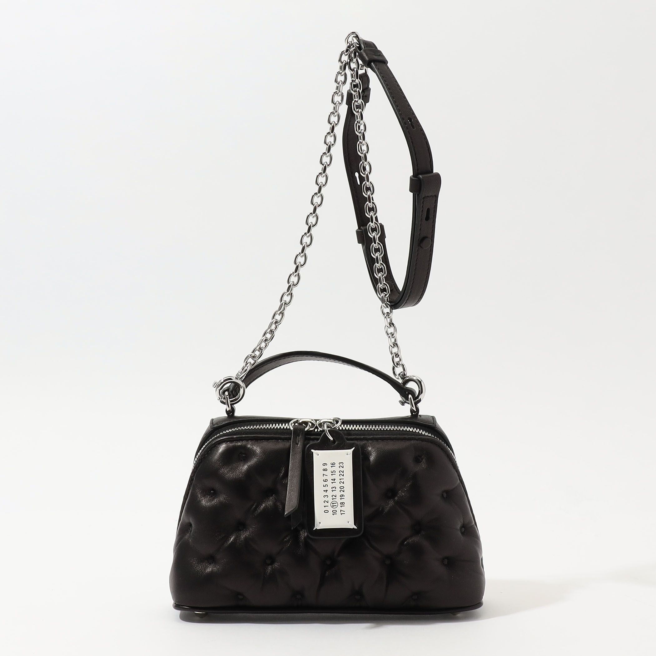 Maison Margiela GLAM SLAM EMBROIDERY TRAPEZOID BAG Maison Margiela GLAM SLAM EMBROIDERY TRAPEZOID BAG