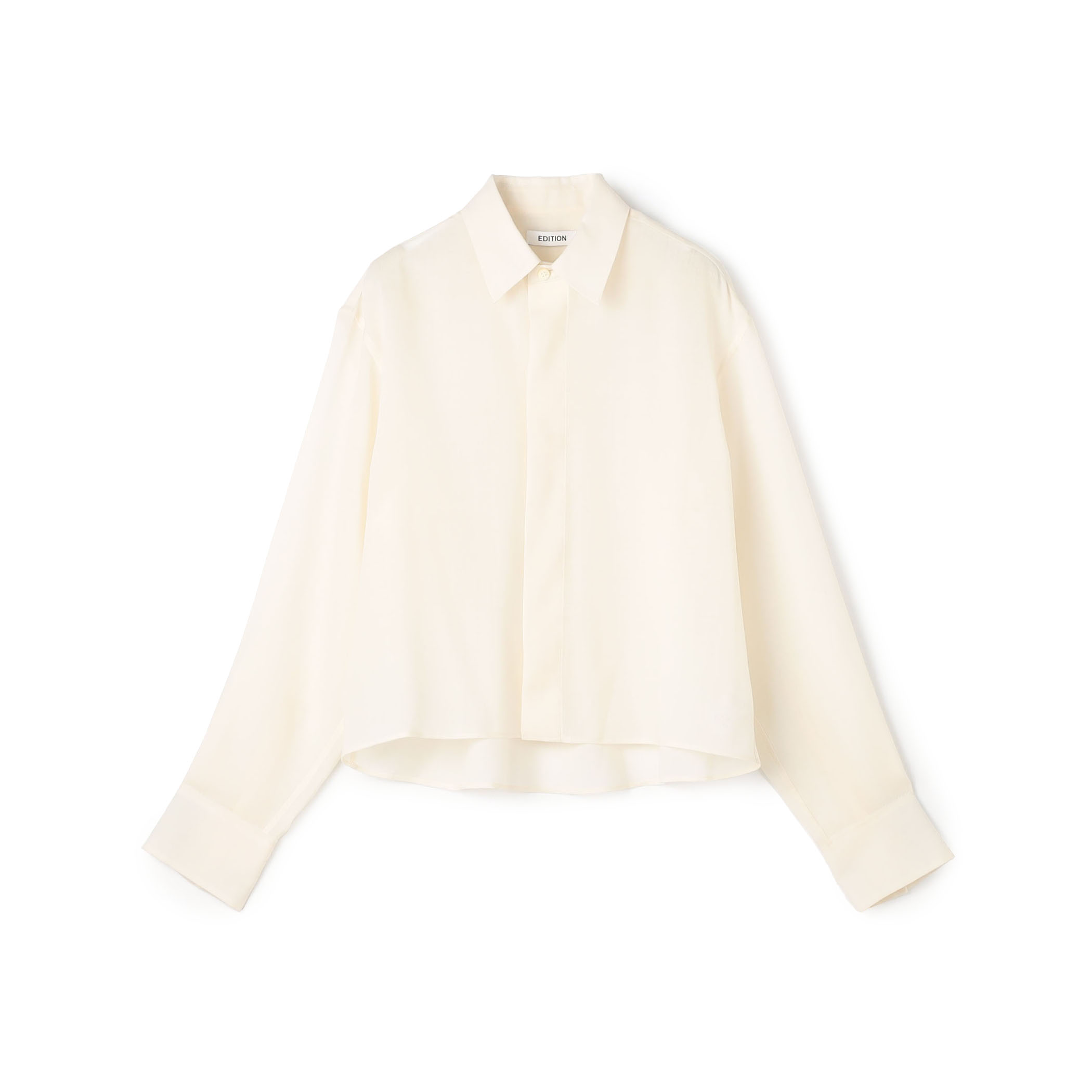 ウールビエラ クロップドシャツ