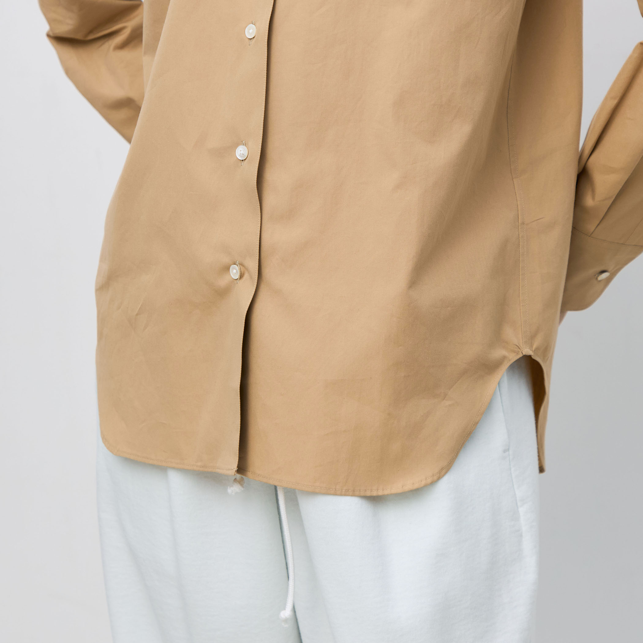 MORE10%OFF対象〉コットンタイプライター ボタンダウンシャツ