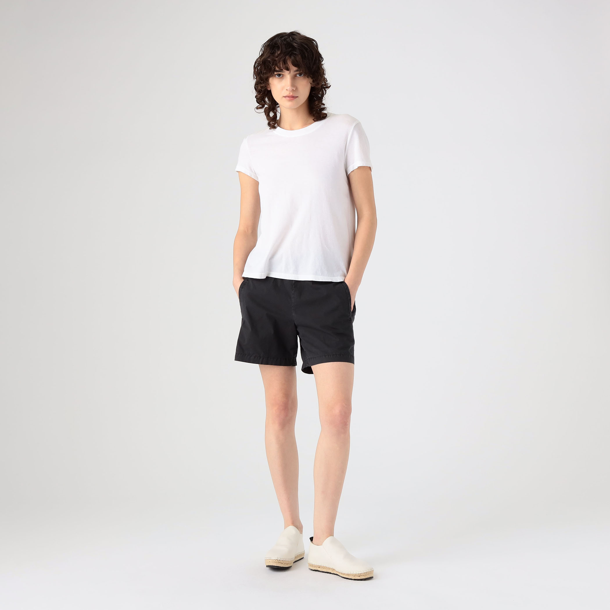 ショートパンツ 30%OFF【CAMBIO(カンビオ)】Stretch Random Stripe Short Pants