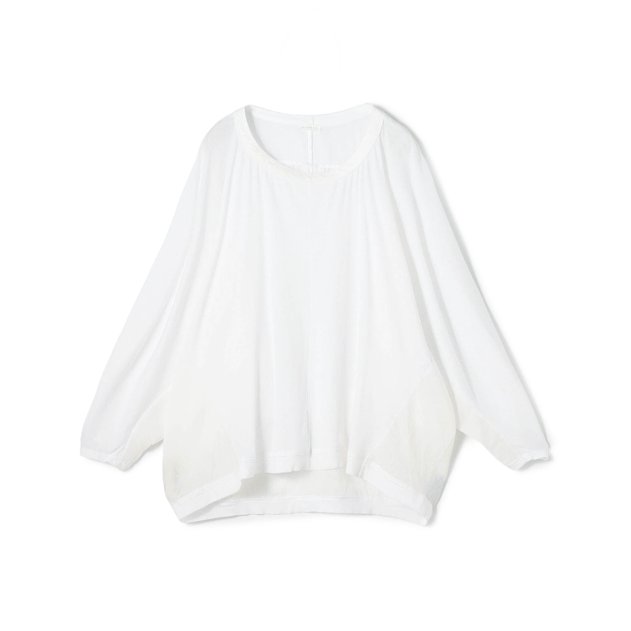 コットンガーゼフライス ドルマンスリーブプルオーバー