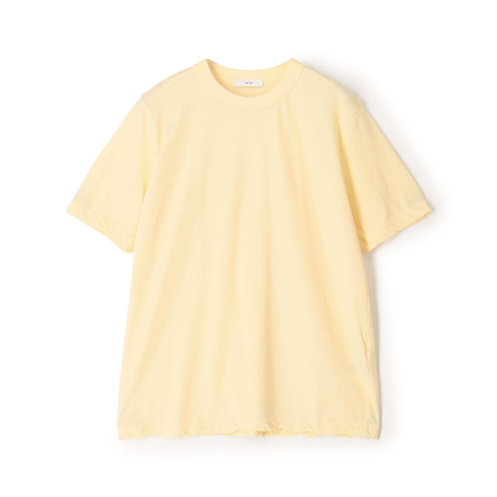 ATON FRESCA SINGLE JERSEY STANDARD ハーフスリーブプルオーバー