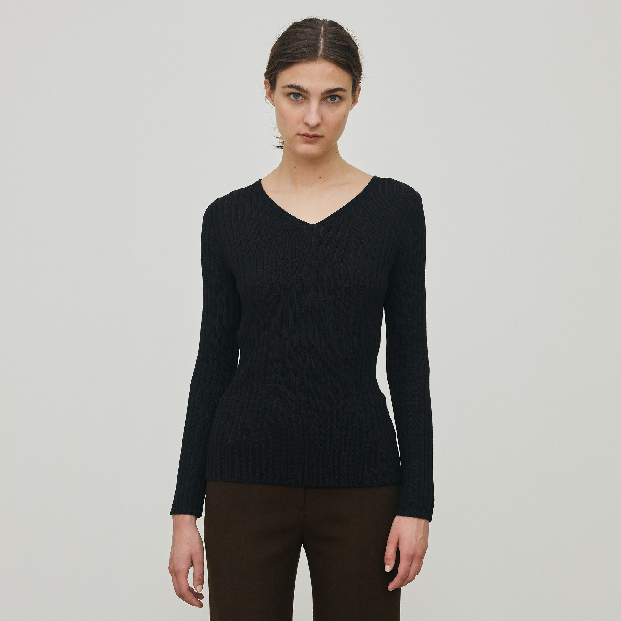 ウールリブ Vネックプルオーバー｜トゥモローランド 公式通販