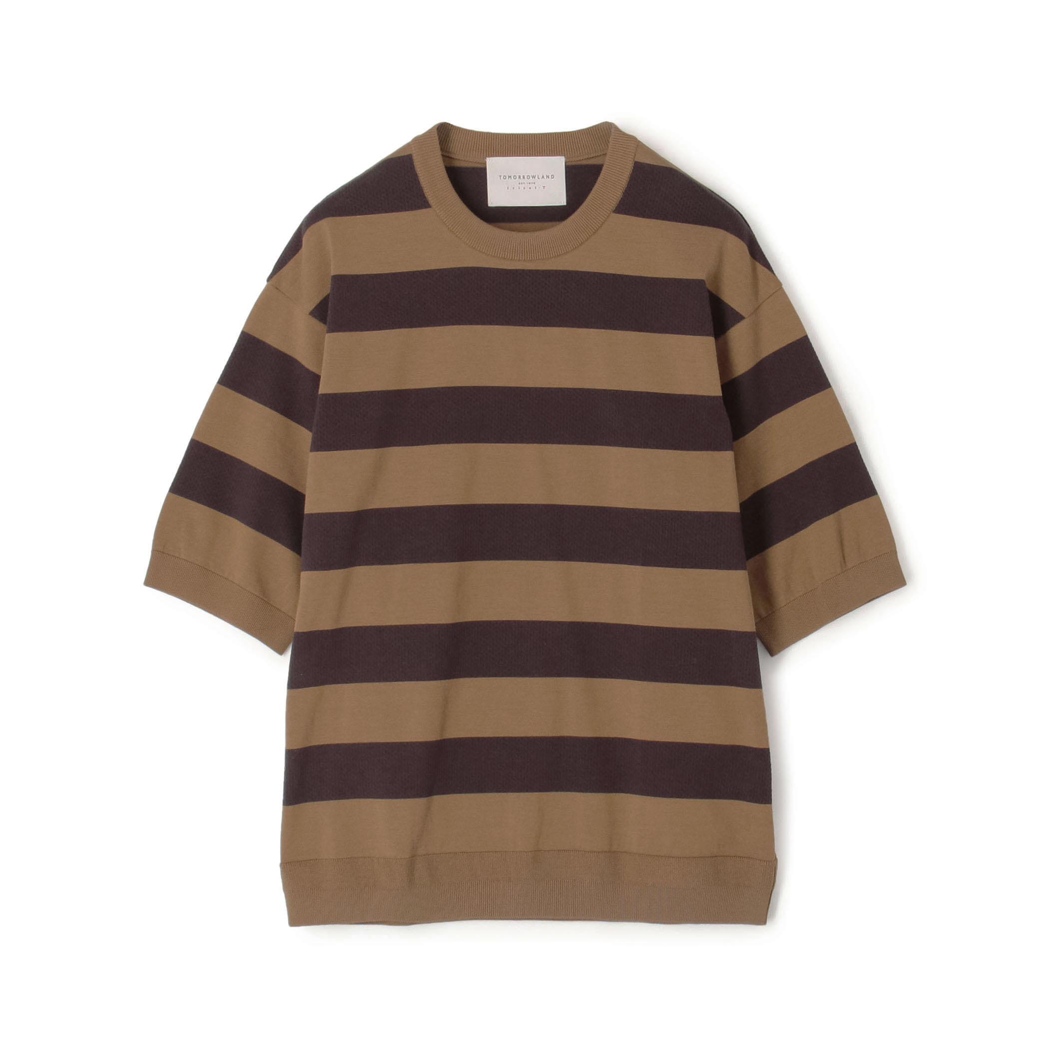 TOMORROWLAND tricot コットンナイロン ニットTシャツ