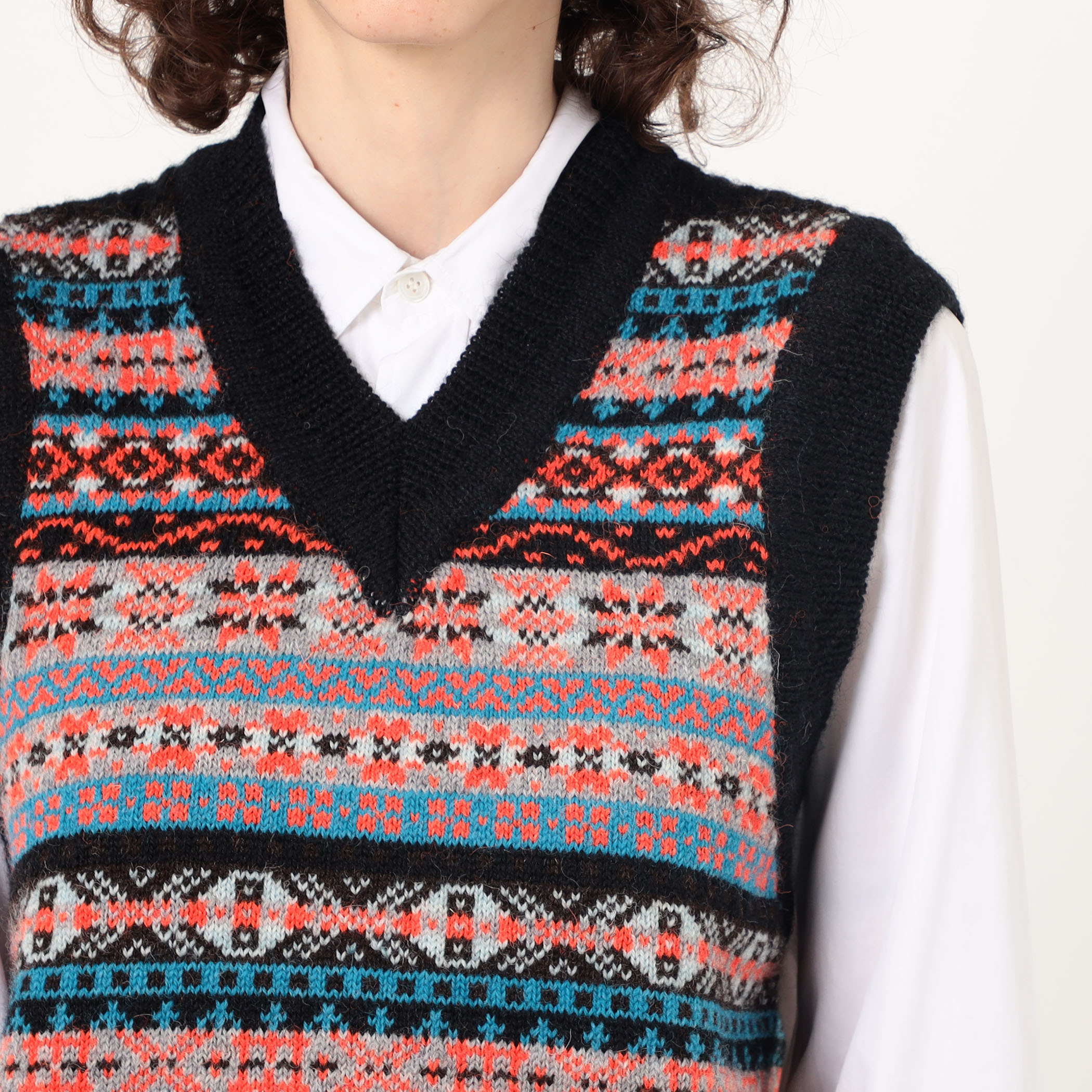 別注】Redeux FAIR ISLE VEST フェアアイル ニットベスト
