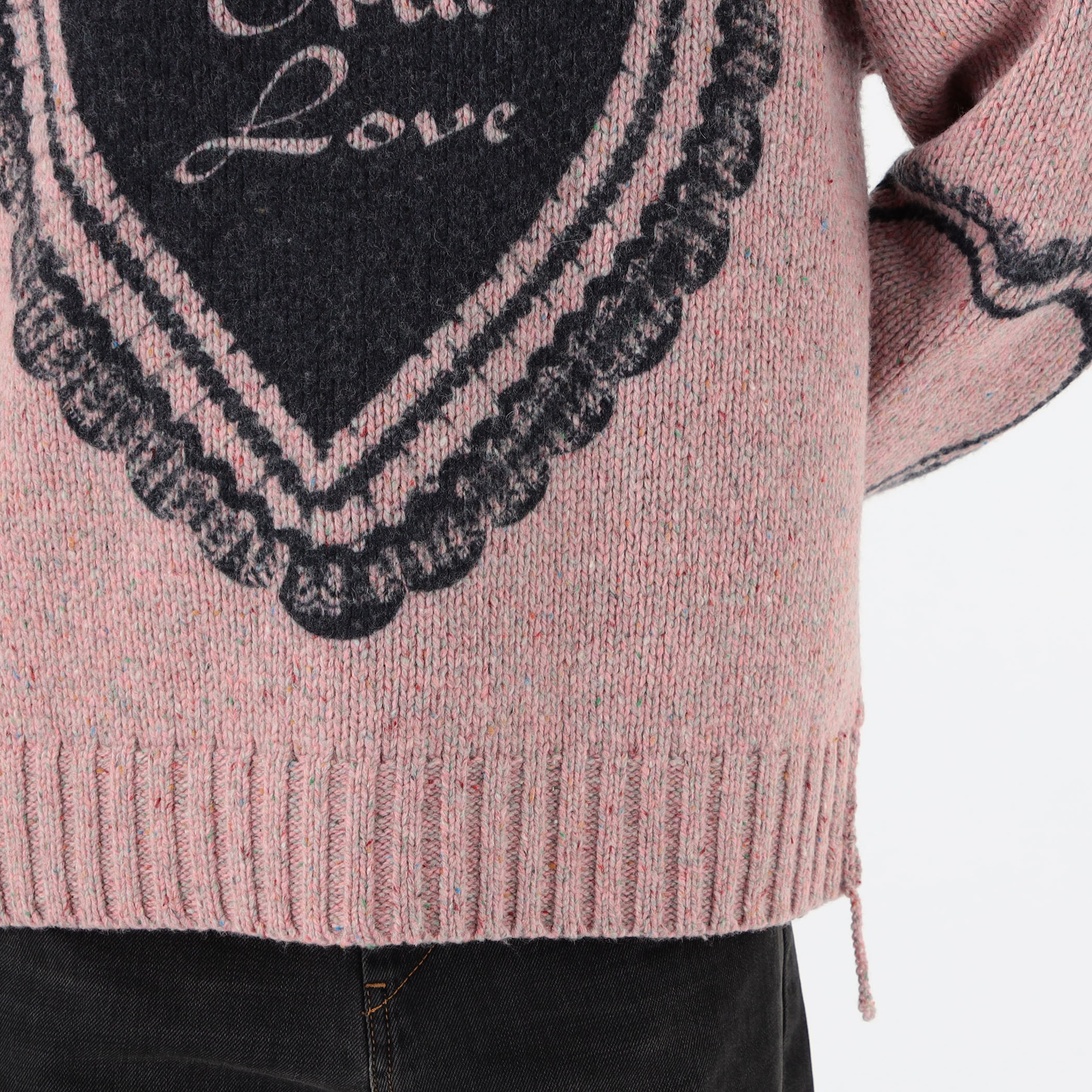 Acne Studios FN-WN-KNIT000783 ハートモチーフニット