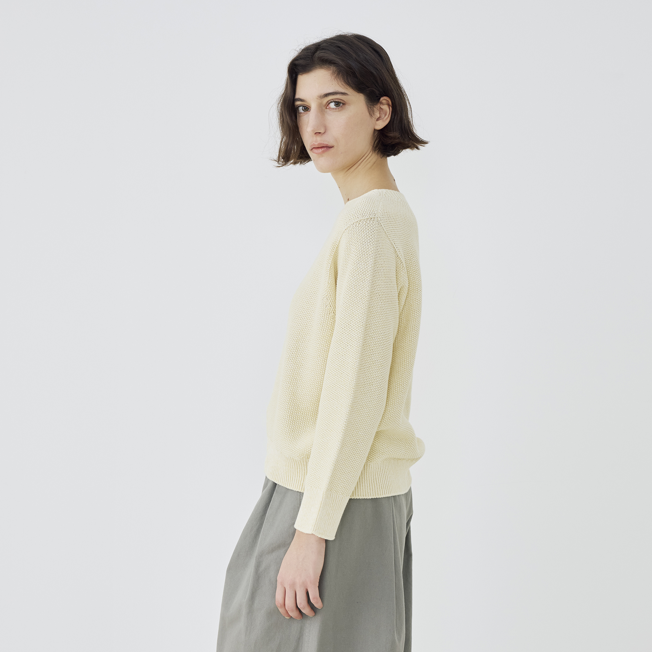 定価28,600円 ギャルリーヴィー　コットンカノコ　しゃけ‼️ コットンカノコ バックジッププルオーバー | GALERIE VIE (Women
