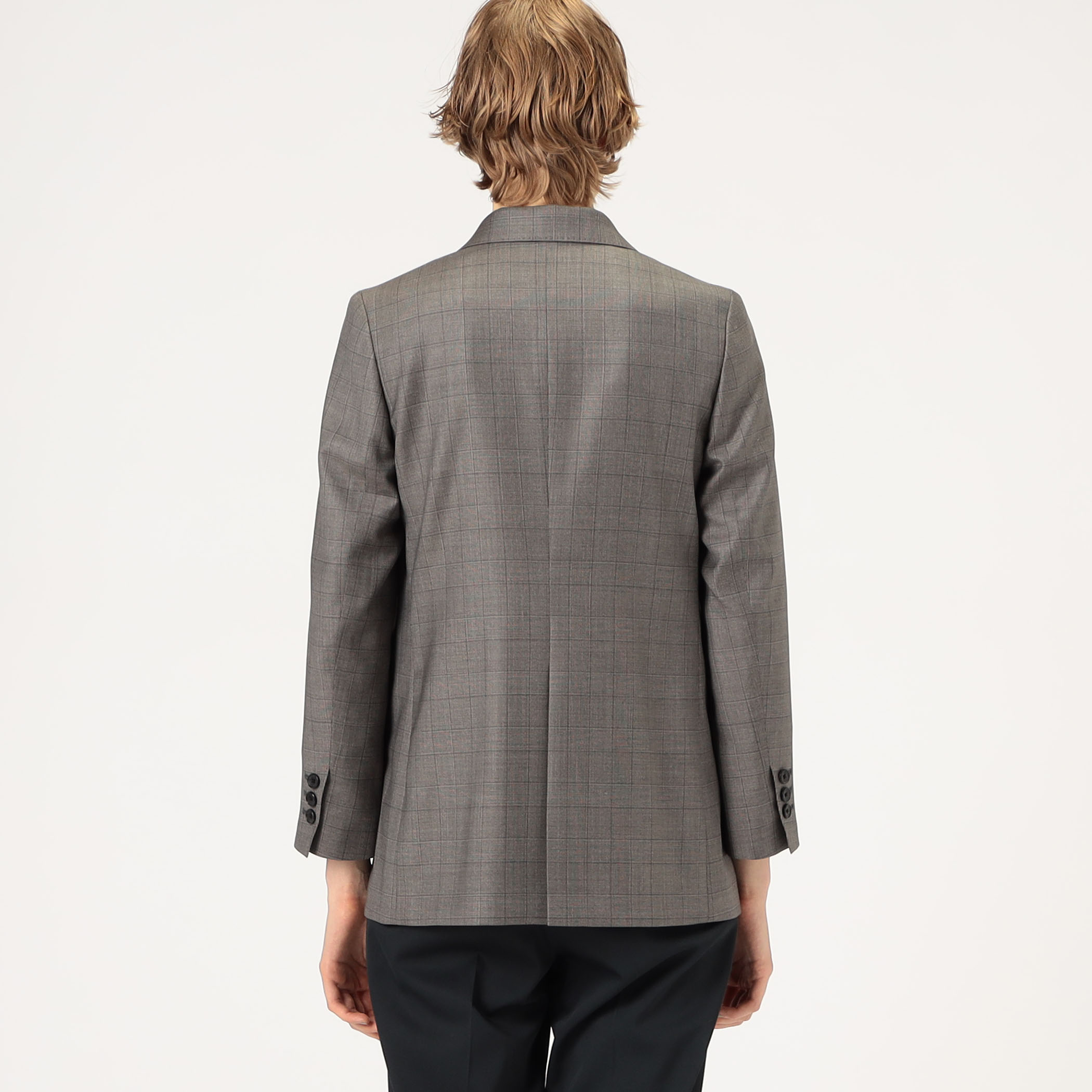 365 GLEN CHECK ダブルブレストジャケット｜トゥモローランド 公式通販