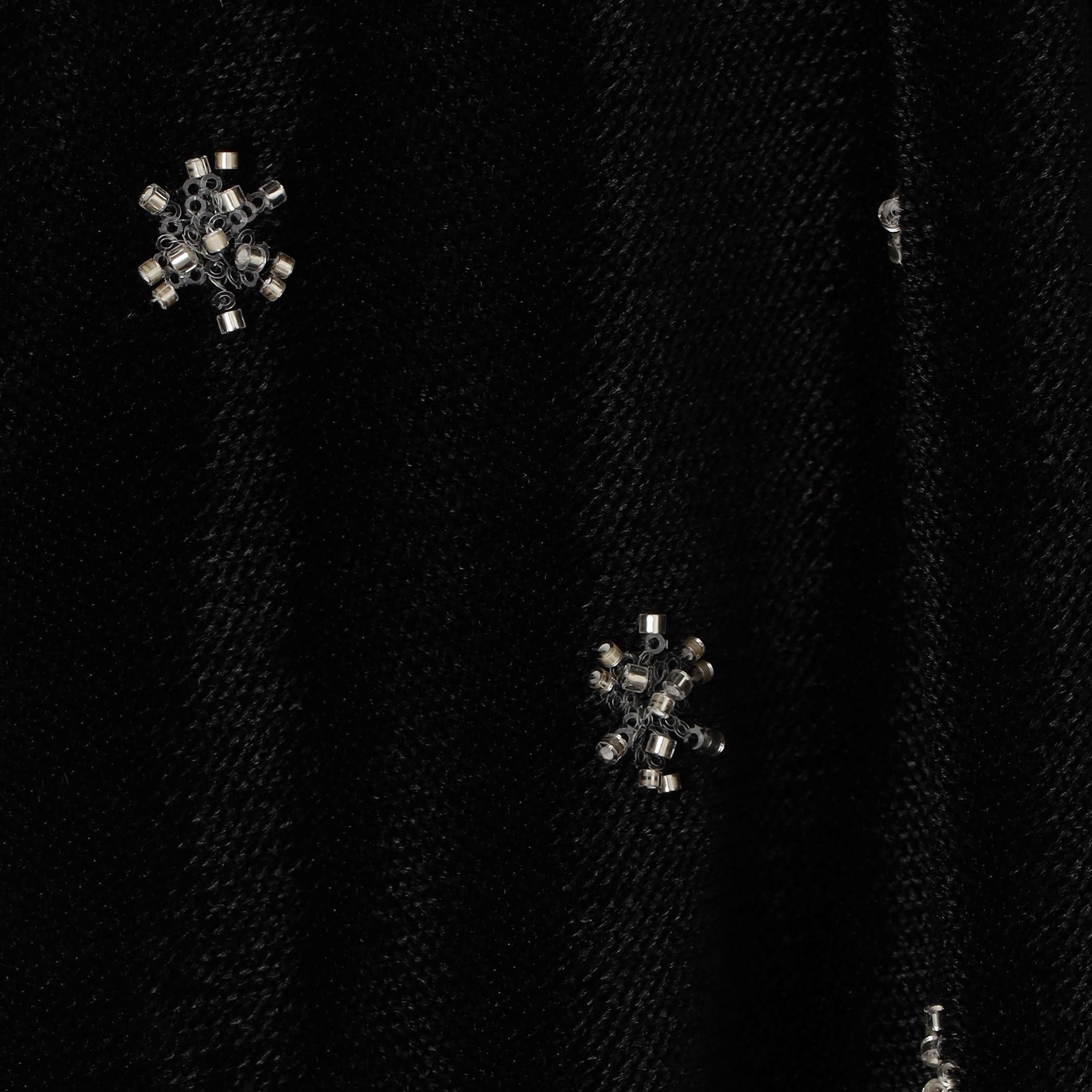 メッシュベロアエンブロイダリー キャミソールブラウス