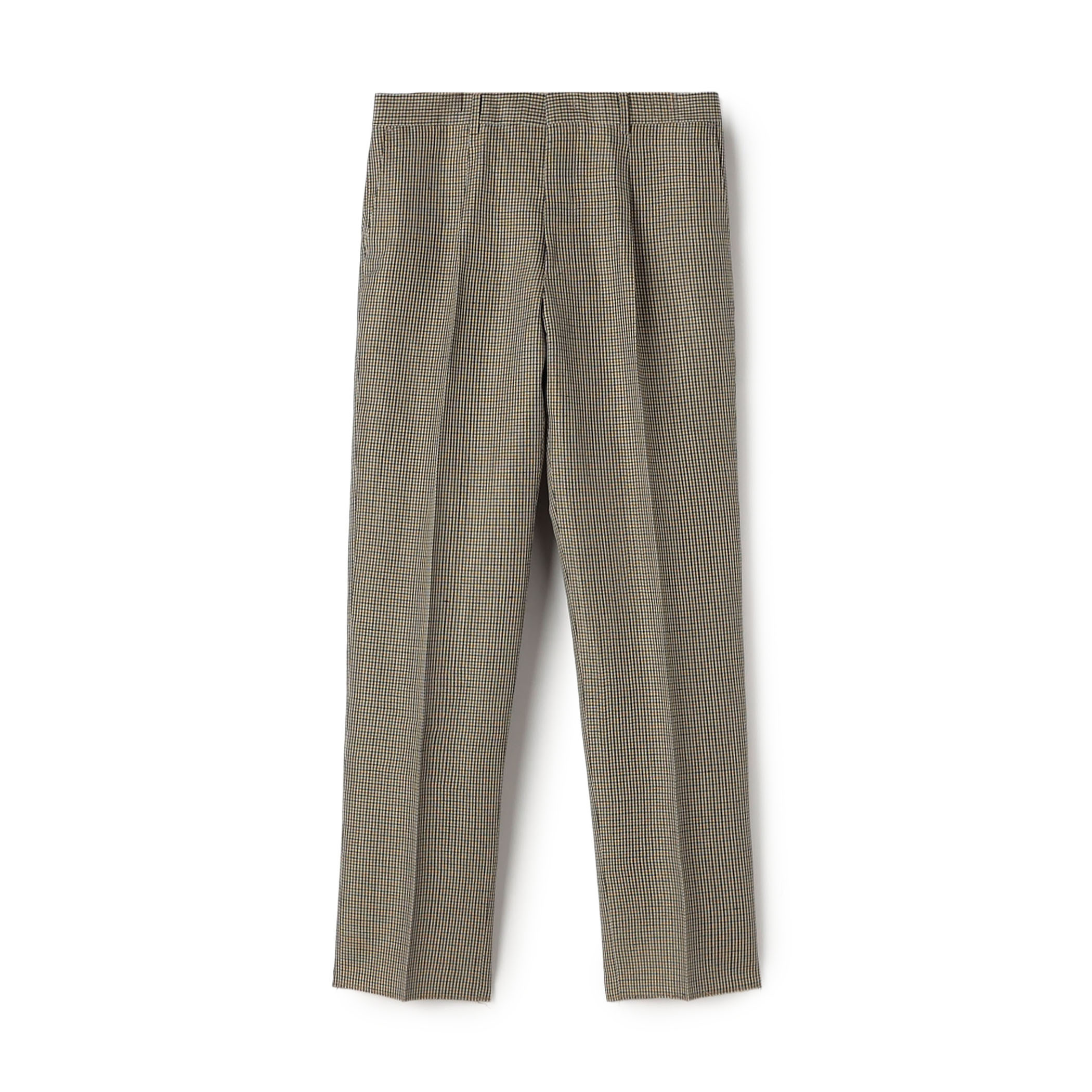 リネンウール 1プリーツ ストレートスラックス DORMEUIL BELFAST
