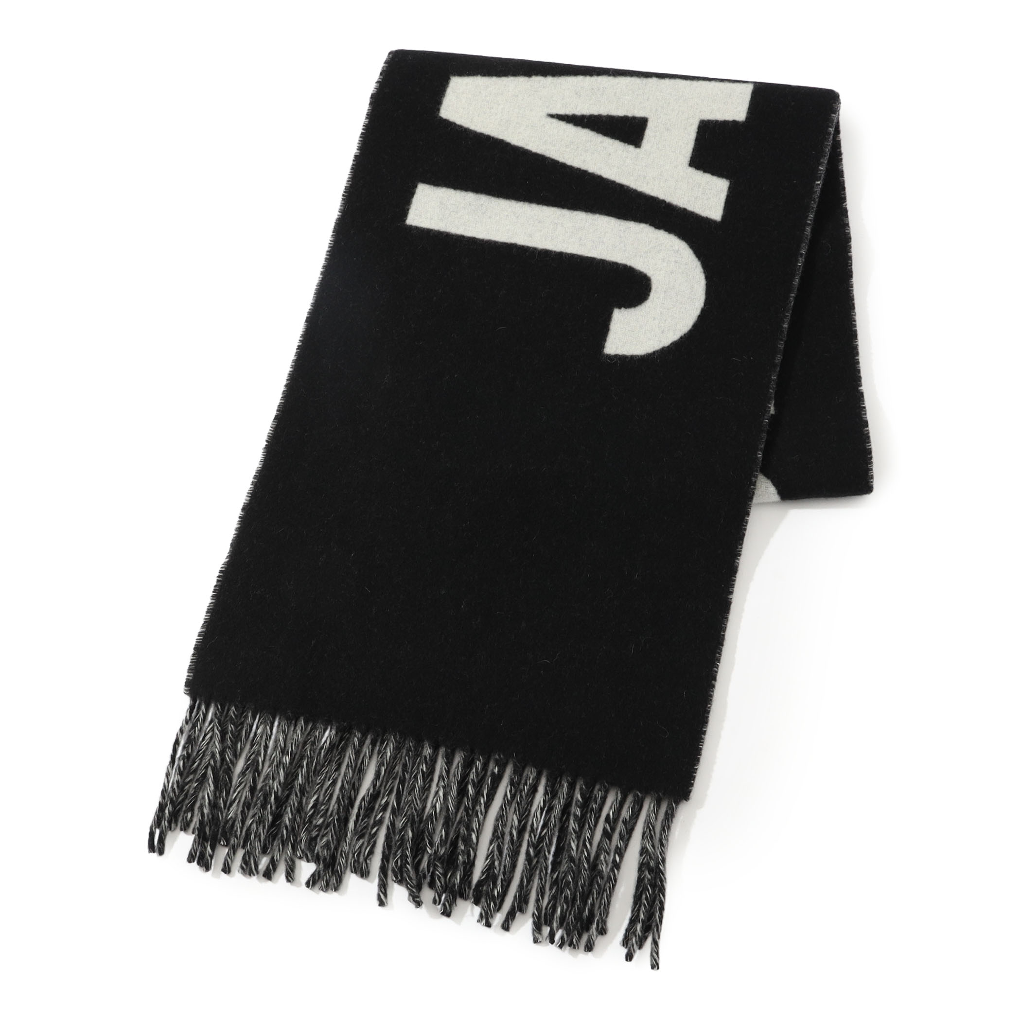 JACQUEMUS ECHARPE ウール フリンジストール