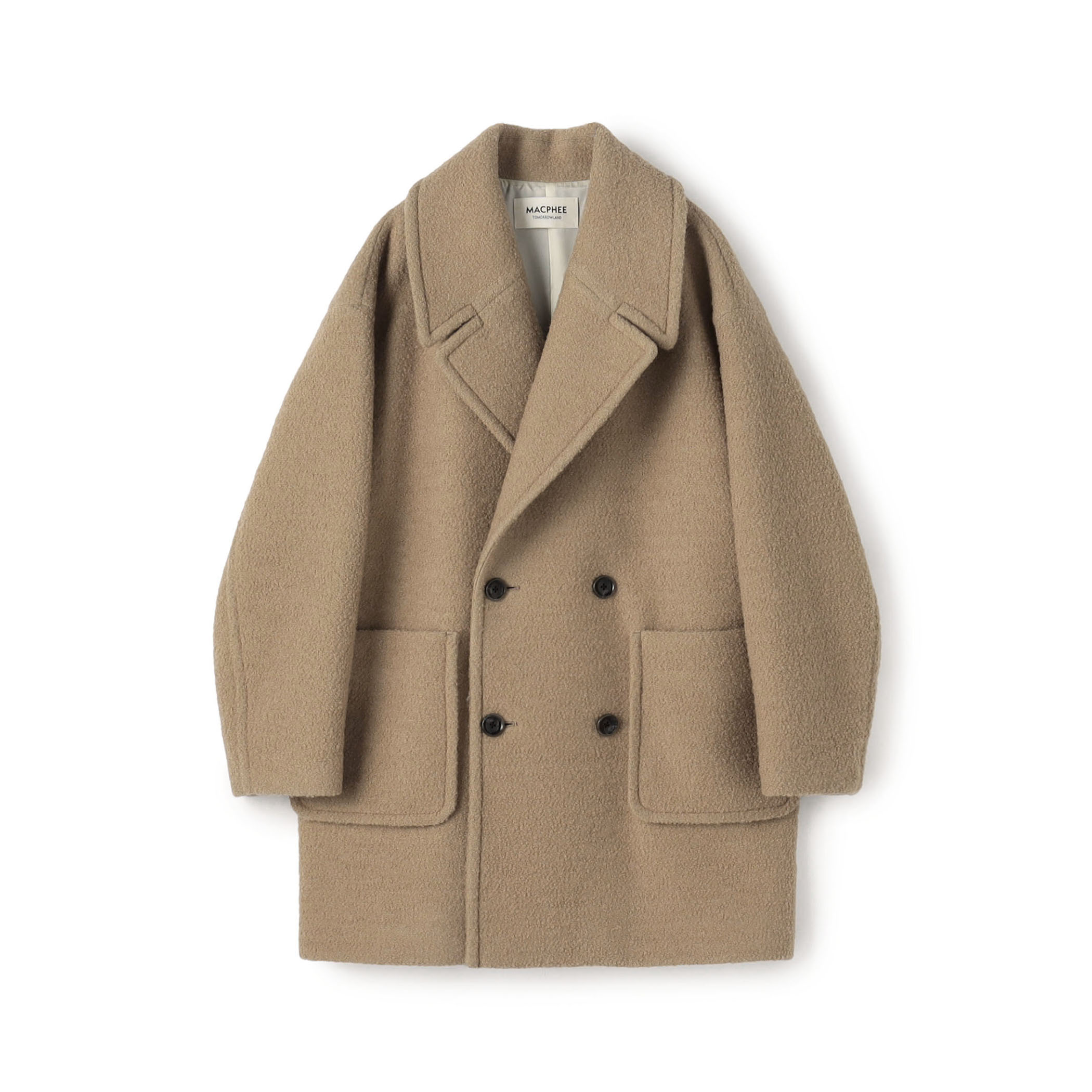 ブークレーボンディング ダブルブレストコート