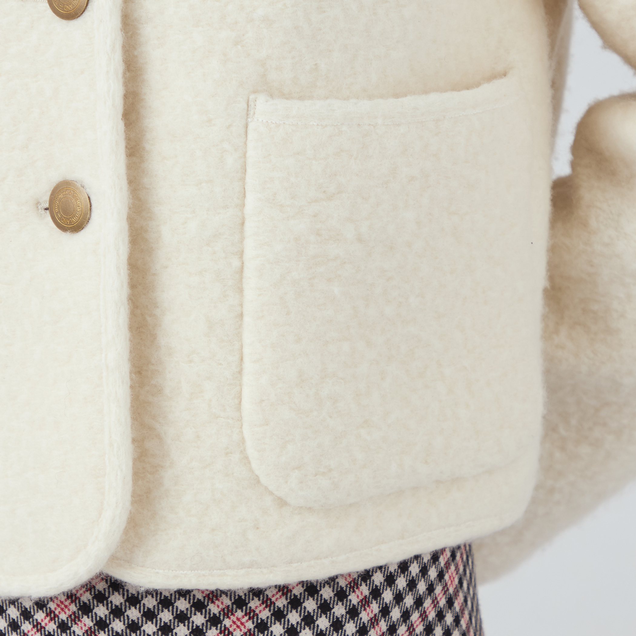 シープニット ショールカラージャケット｜トゥモローランド 公式通販