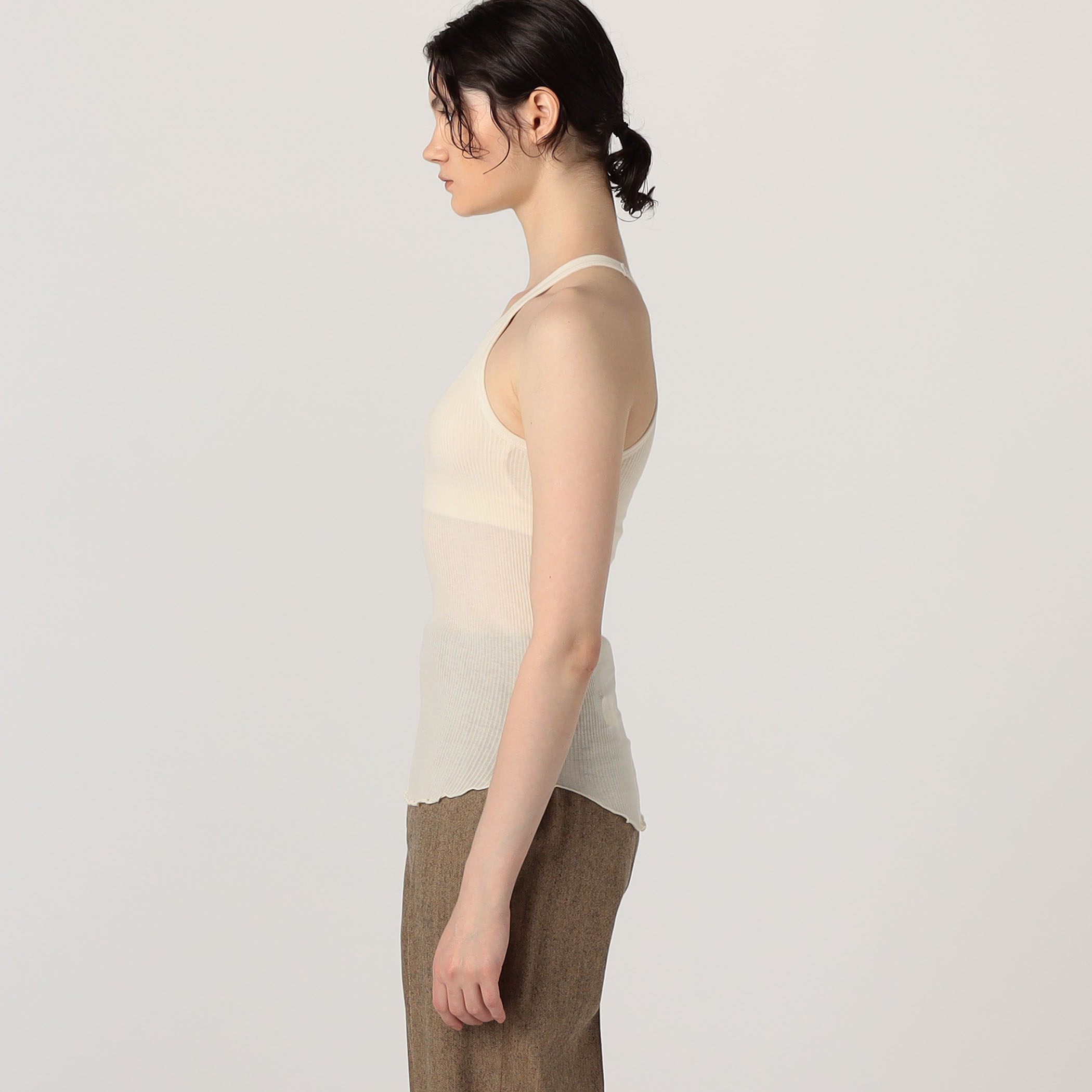 HAKUJI Twist cotton bra TANKTOP｜トゥモローランド 公式通販