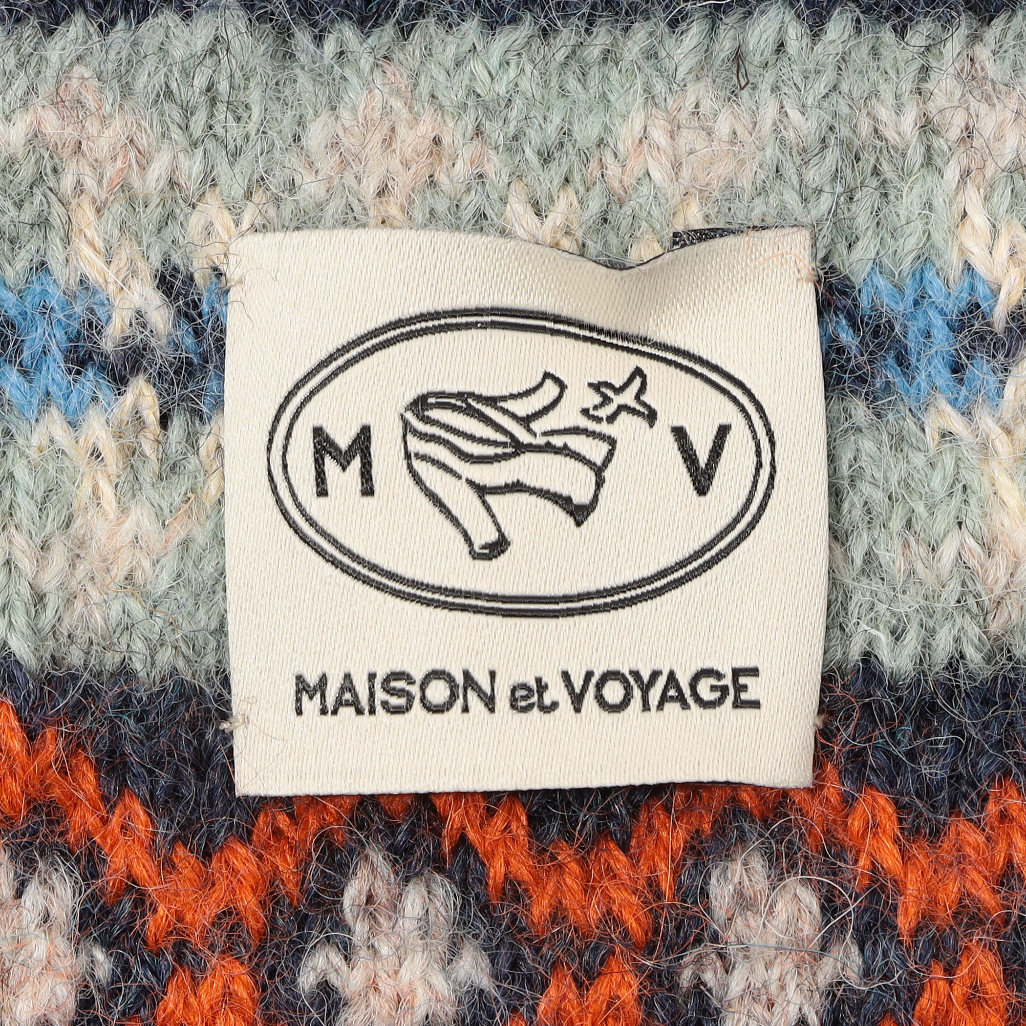 MAISON et VOYAGE フェアアイルジャガード マフラー｜トゥモローランド