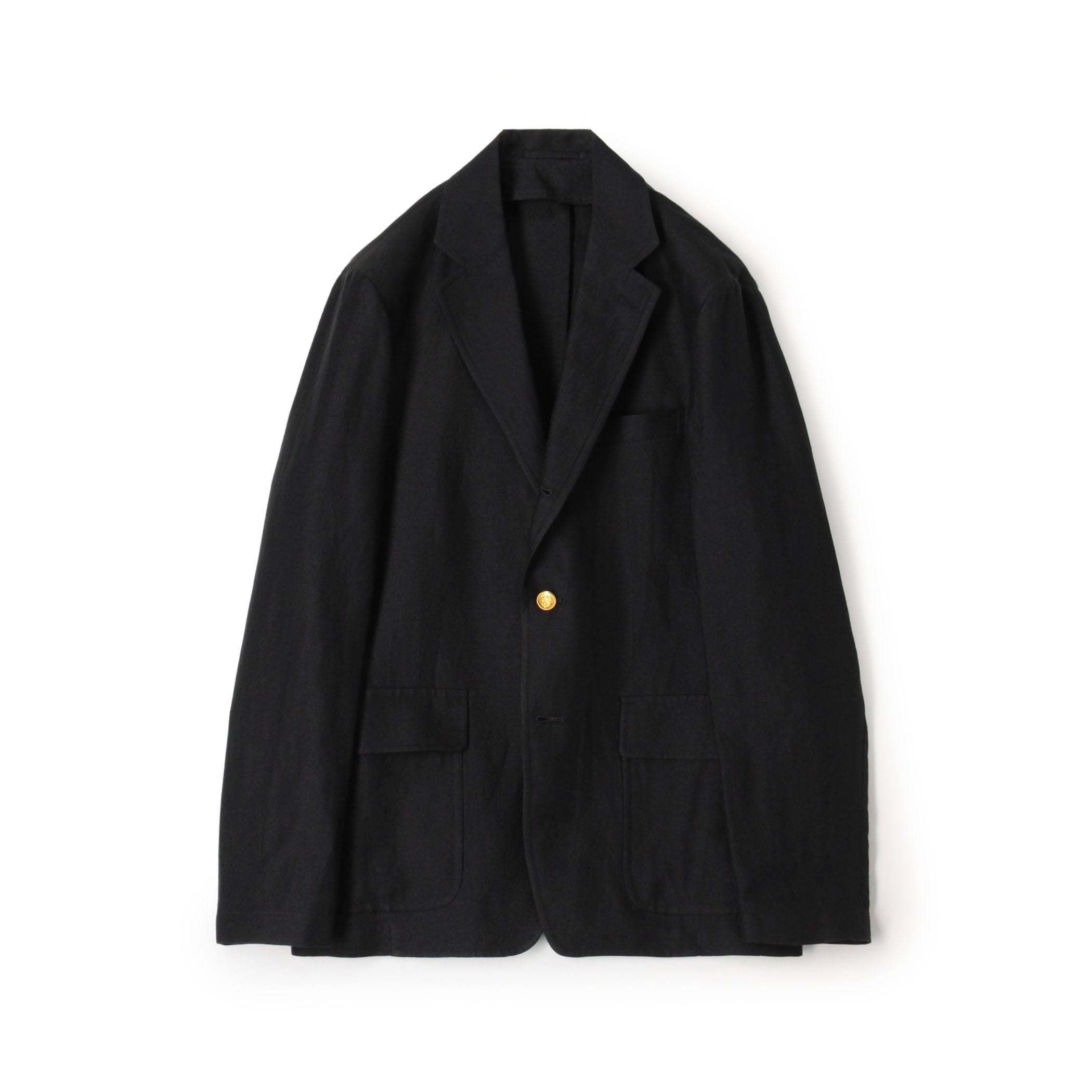 ラミーコットンシルク シングルブレステッド3Bジャケット