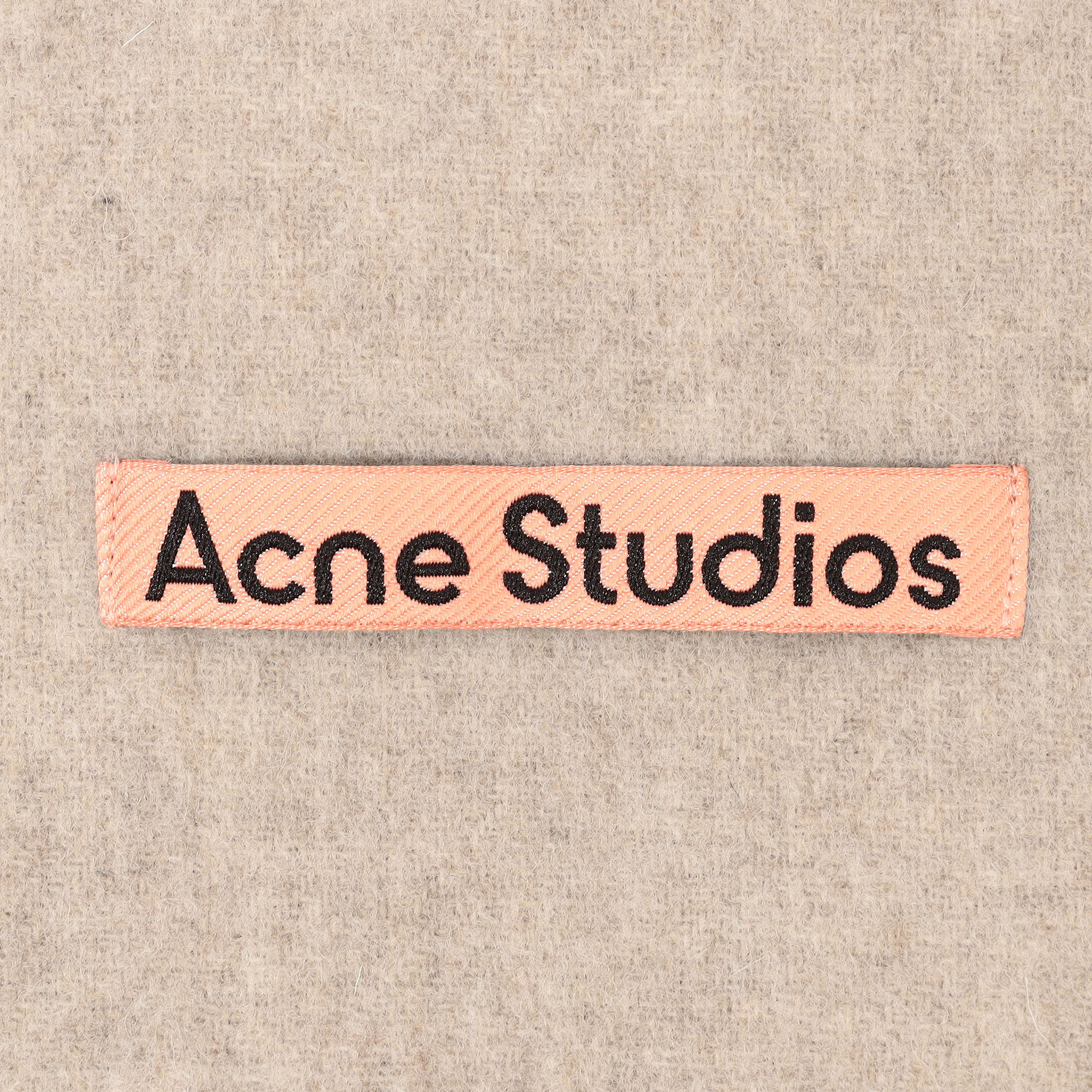 Acne Studios CANADA NARROW ウールフリンジストール