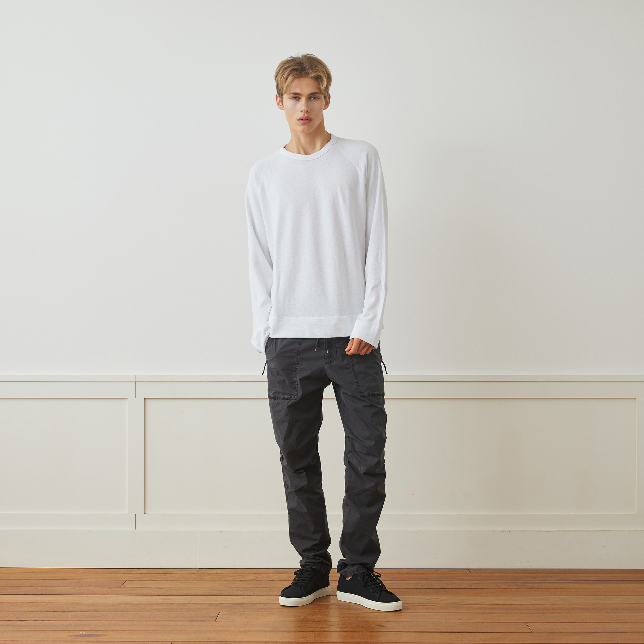 【JAMES PERSE/ジェームスパース】SWEAT PULLOVER JAMES PERSE/ジェームス パース】 RAGLAN SWEATSHIRT（スウェット）｜L