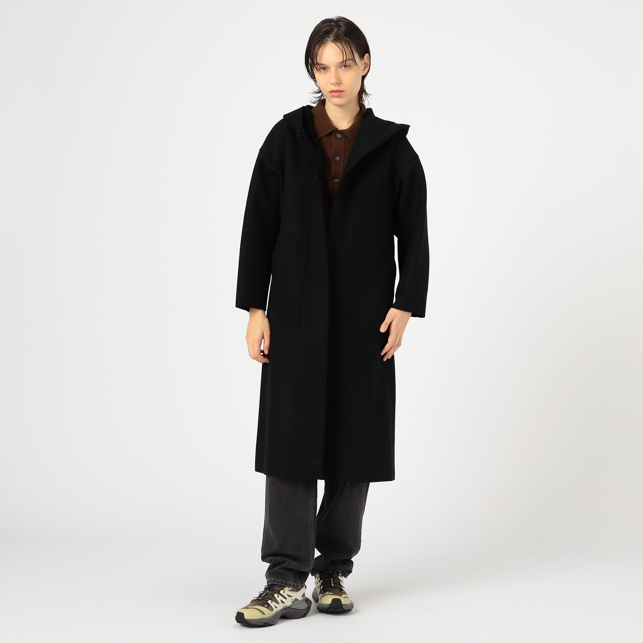 HYKE MELTON HOODED COAT｜トゥモローランド 公式通販