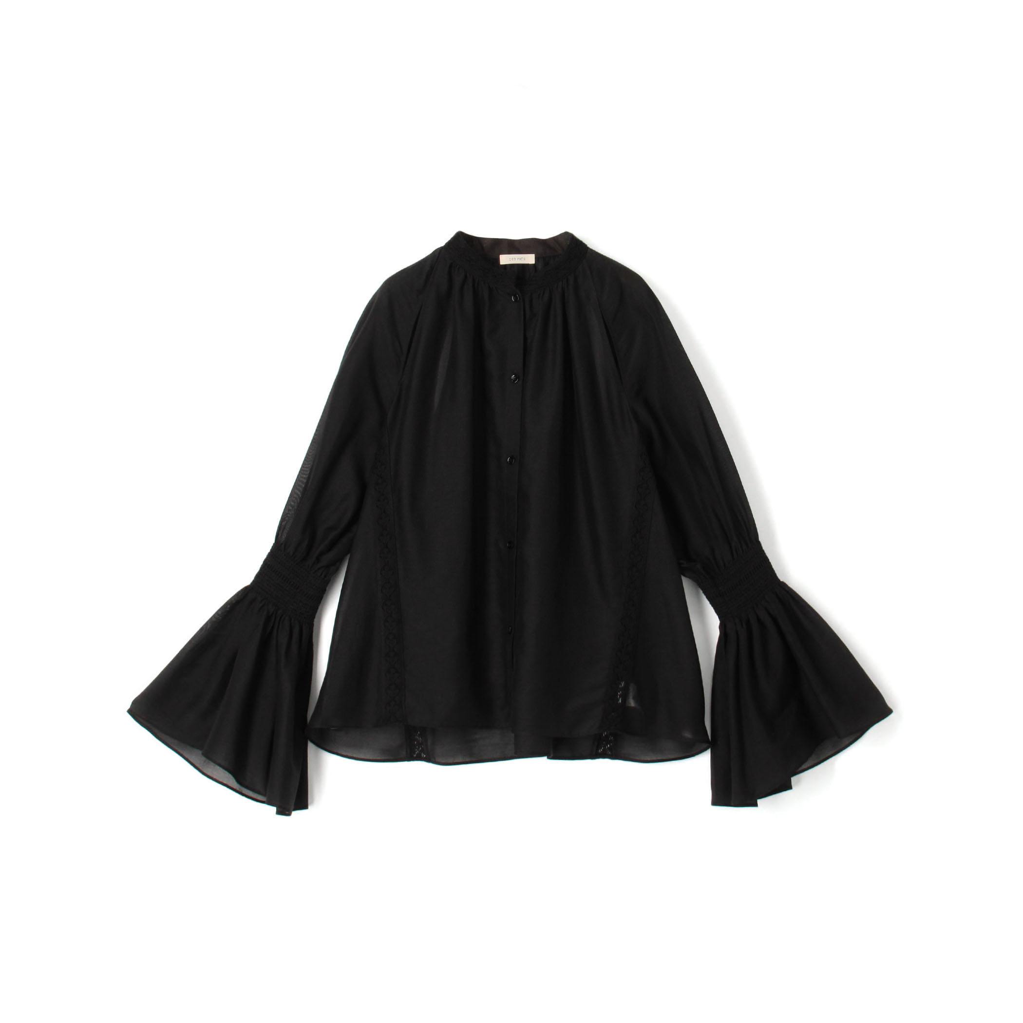 【WEB先行予約】コットンシルクローン ラグランスリットブラウス