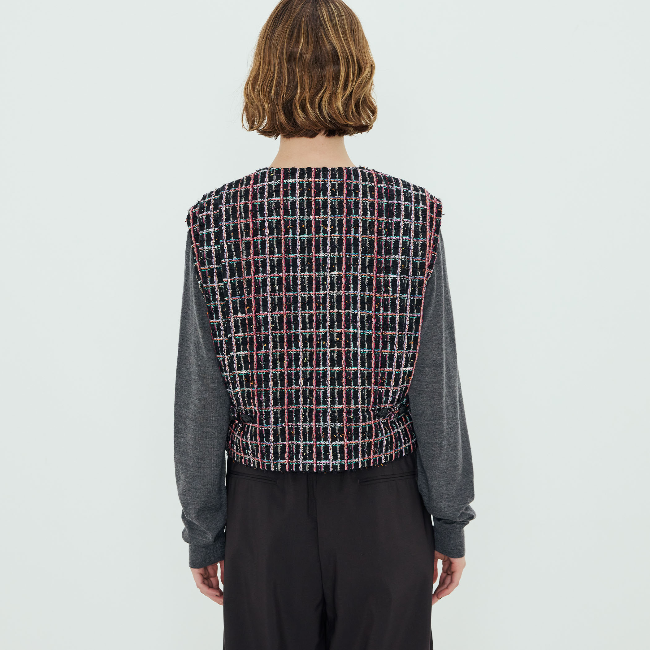 ミックスツイード ショートジレ｜トゥモローランド 公式通販