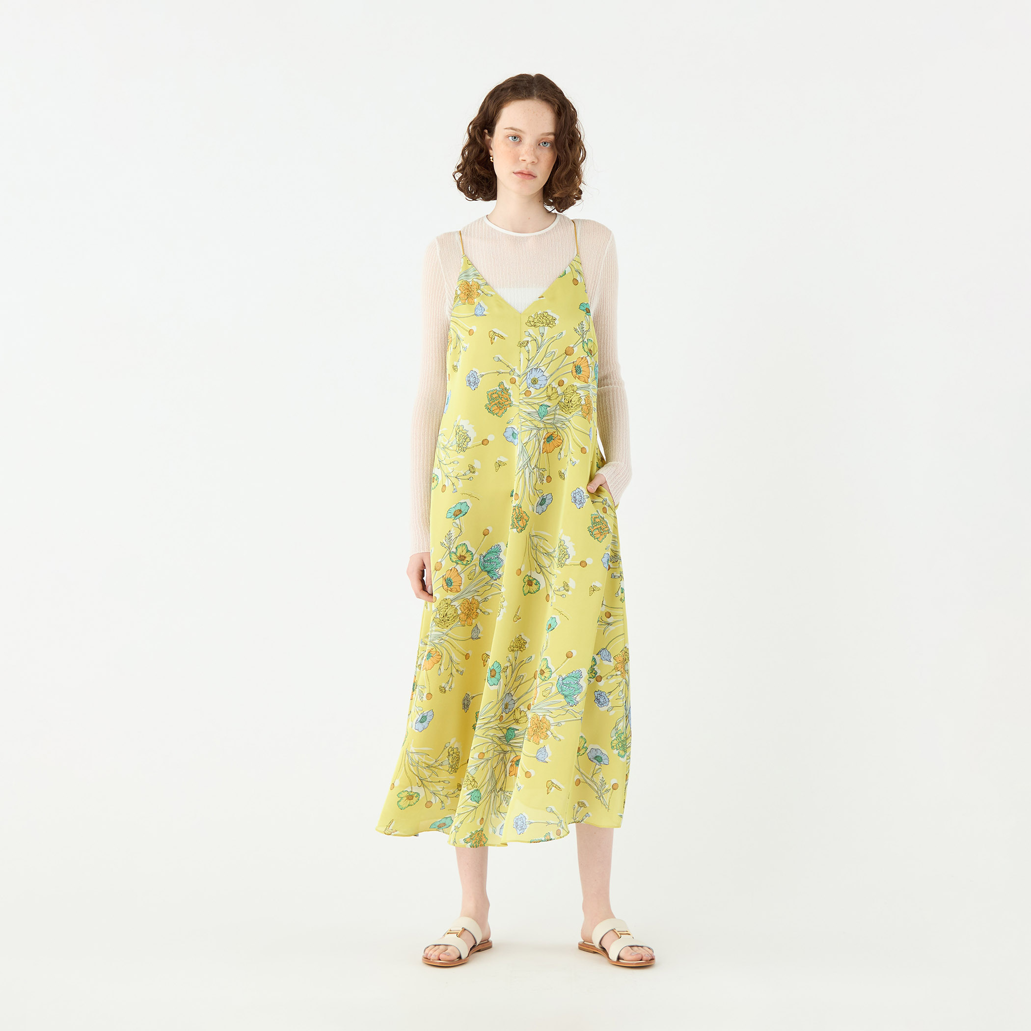 HYEON へヨン cabbage onepiece ミニフリルワンピース 美品 HYEON ヘヨン cabbage onepiece ミニフリルワンピース