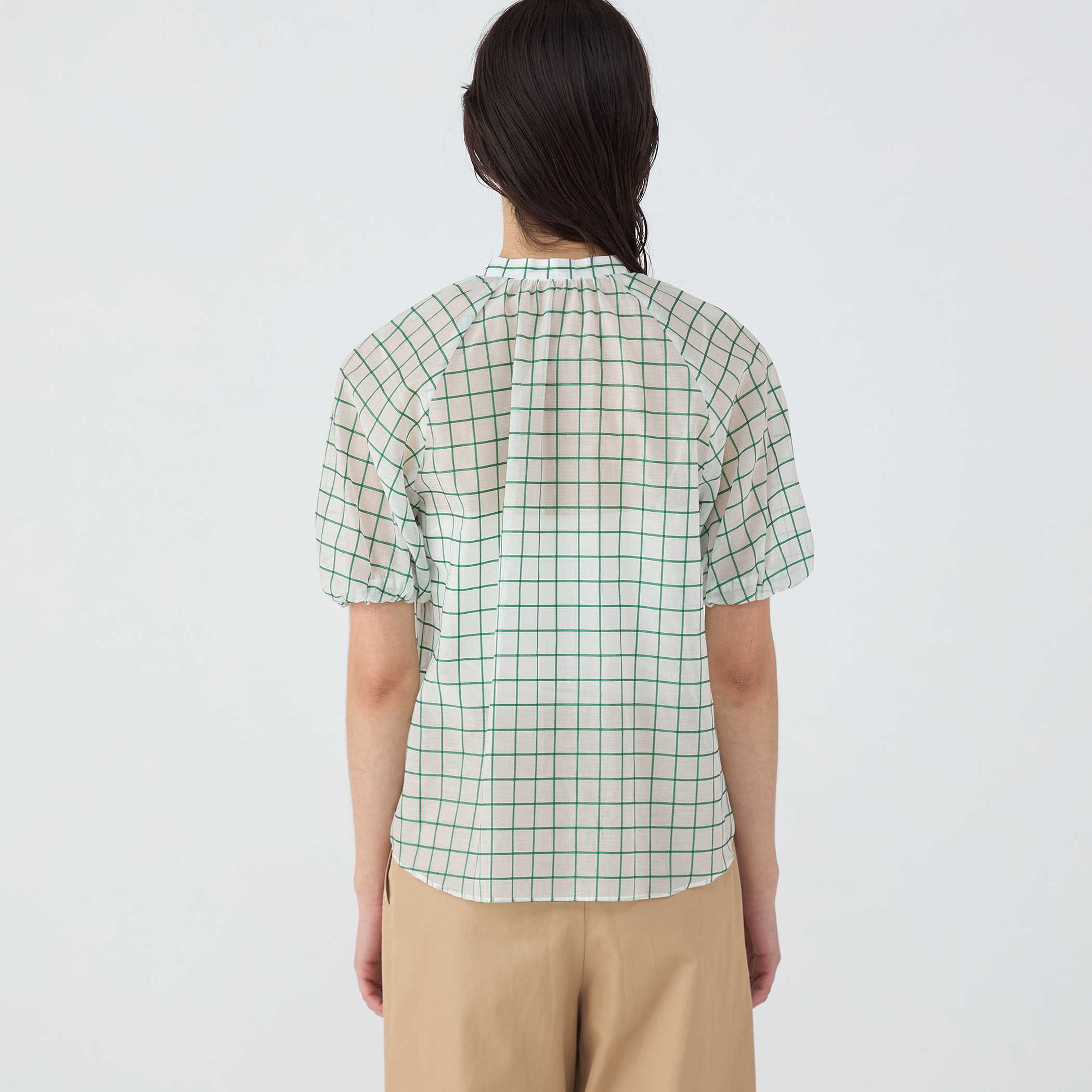 トゥモローランド ドットシアーシャツ新品 楽天市場】tomorrowland（柄ドット・水玉）（シャツ・ブラウス